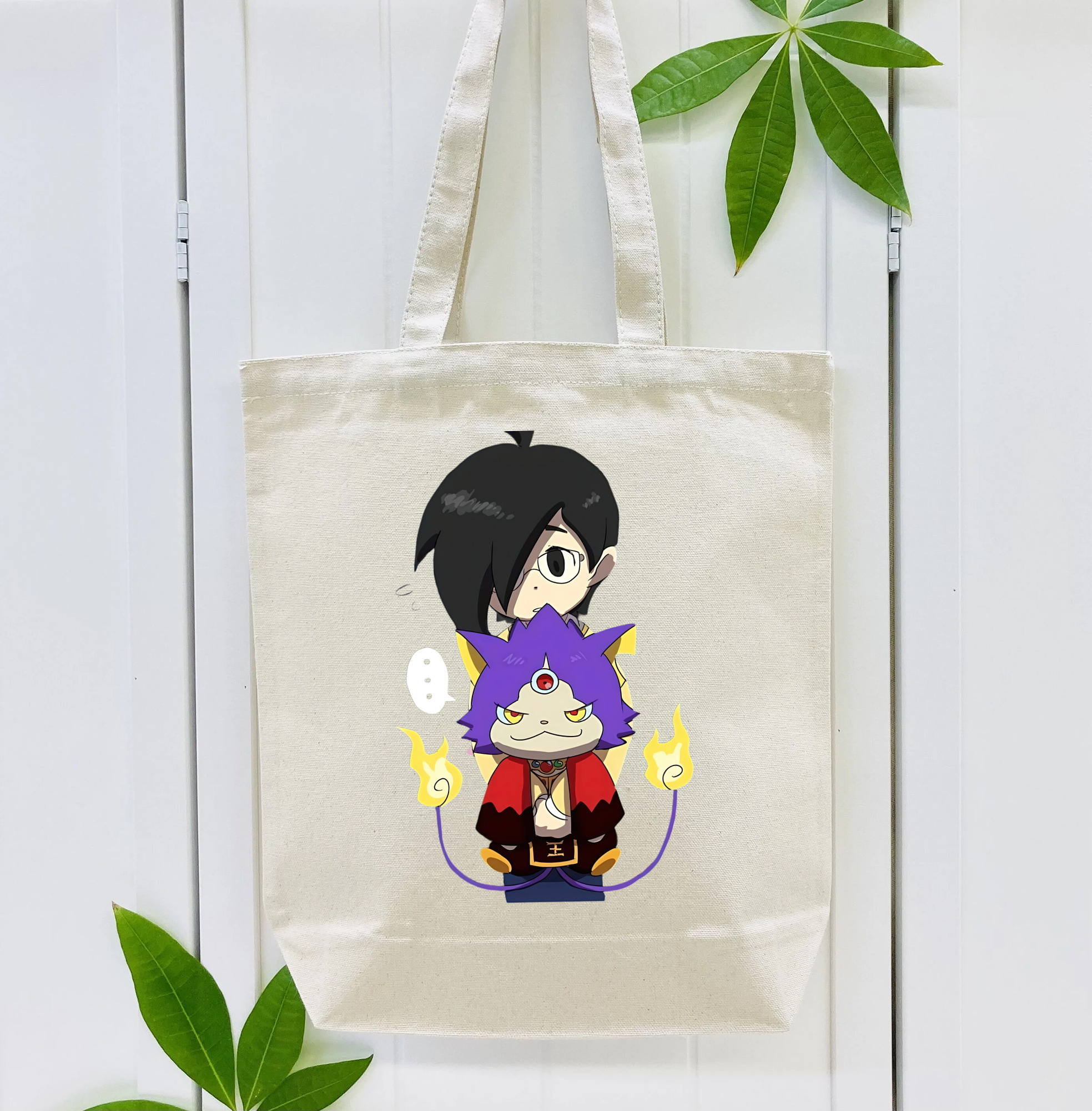 妖怪ウォッチ Yo-kai Watch 縦型キャンバス生地手提げバッグ　トートバッグ