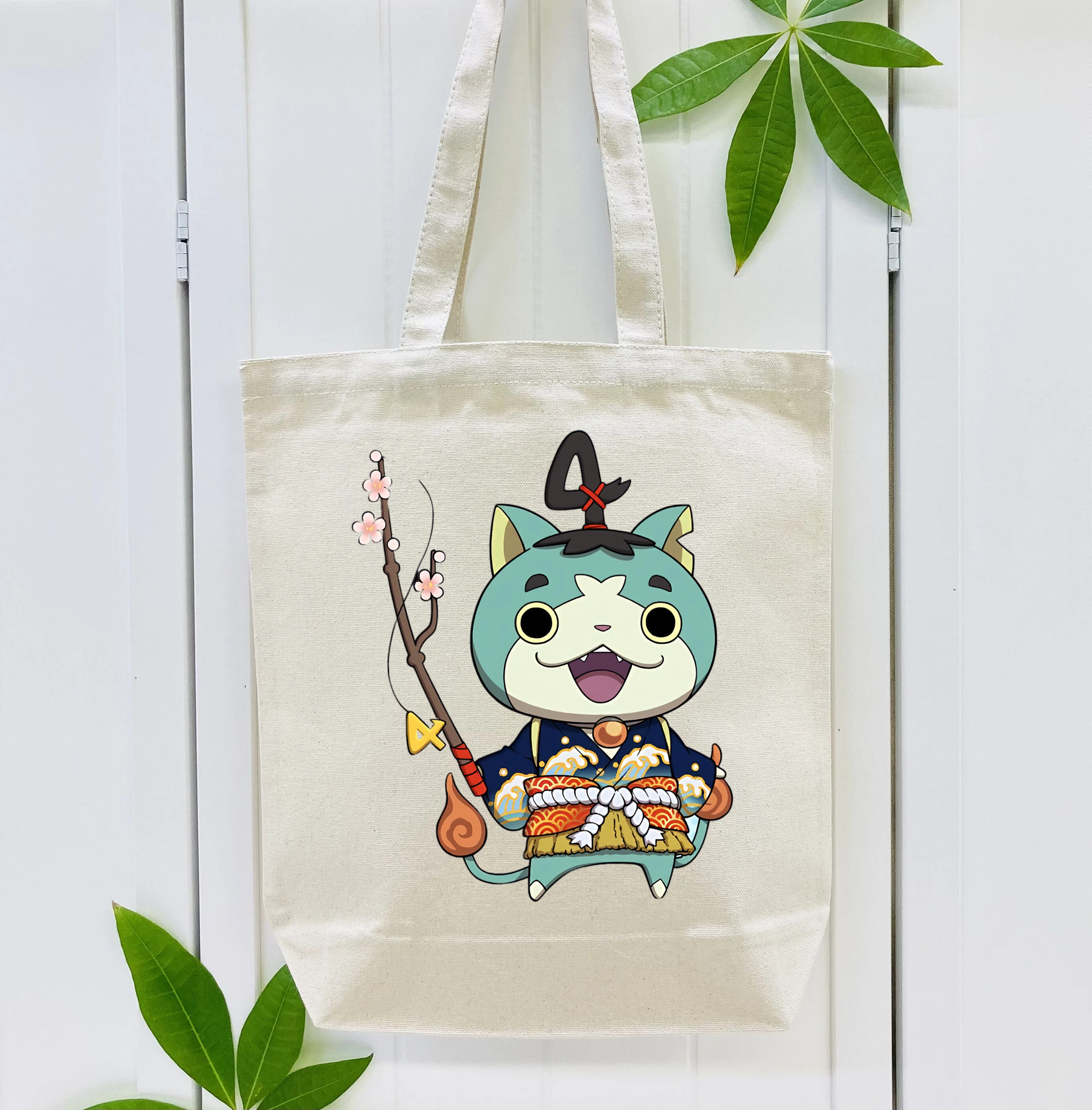妖怪ウォッチ Yo-kai Watch 縦型キャンバス生地手提げバッグ　トートバッグ