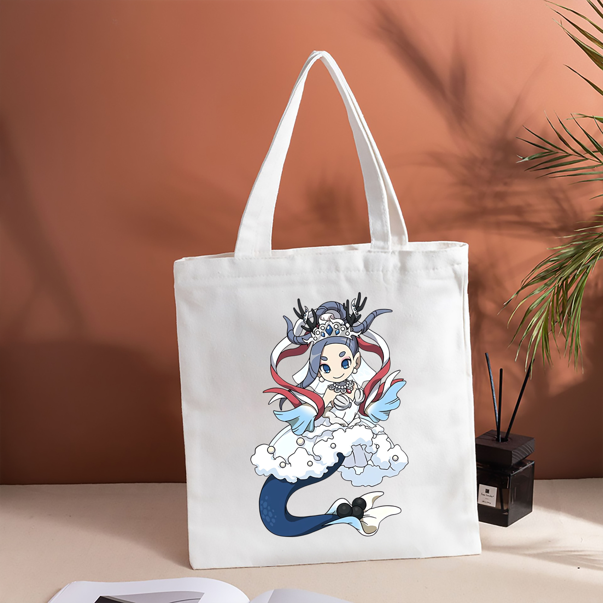 妖怪ウォッチ Yo-kai Watch 縦型キャンバス生地手提げバッグ　トートバッグ