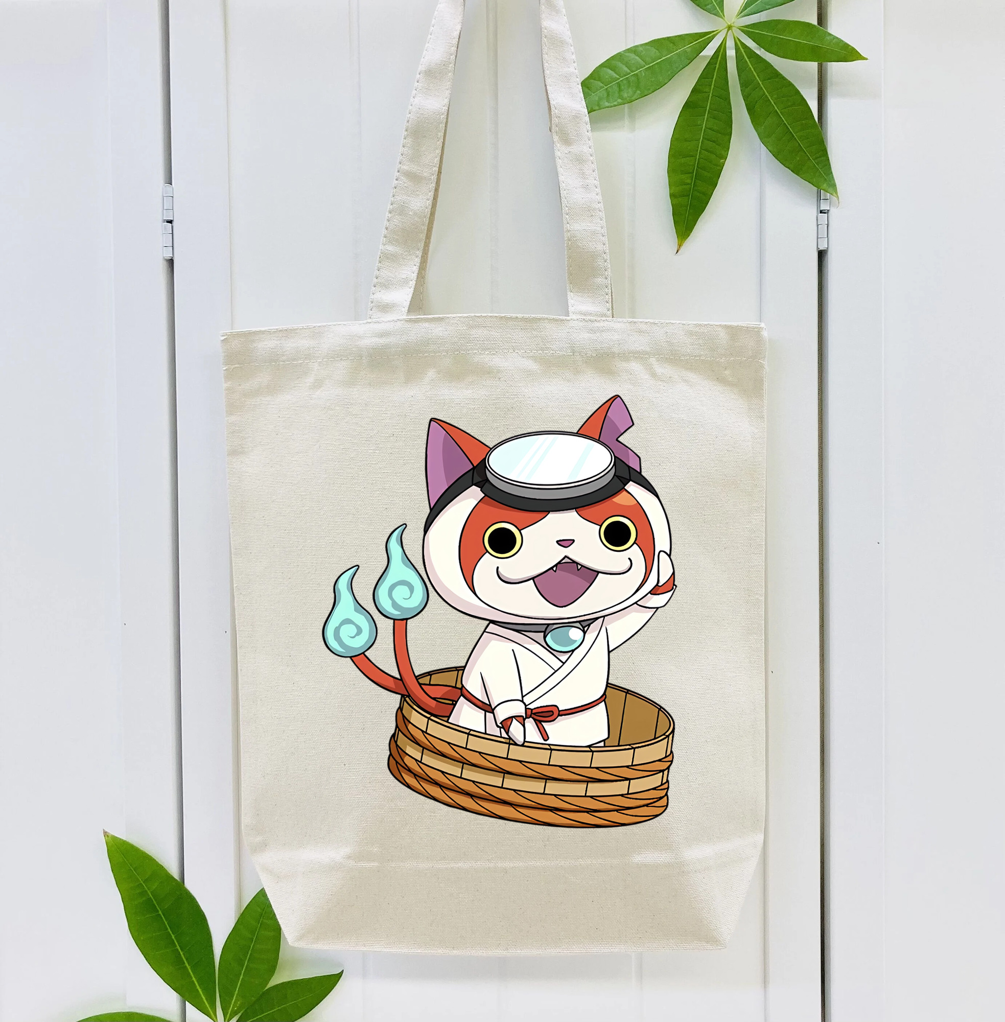妖怪ウォッチ Yo-kai Watch 縦型キャンバス生地手提げバッグ　トートバッグ