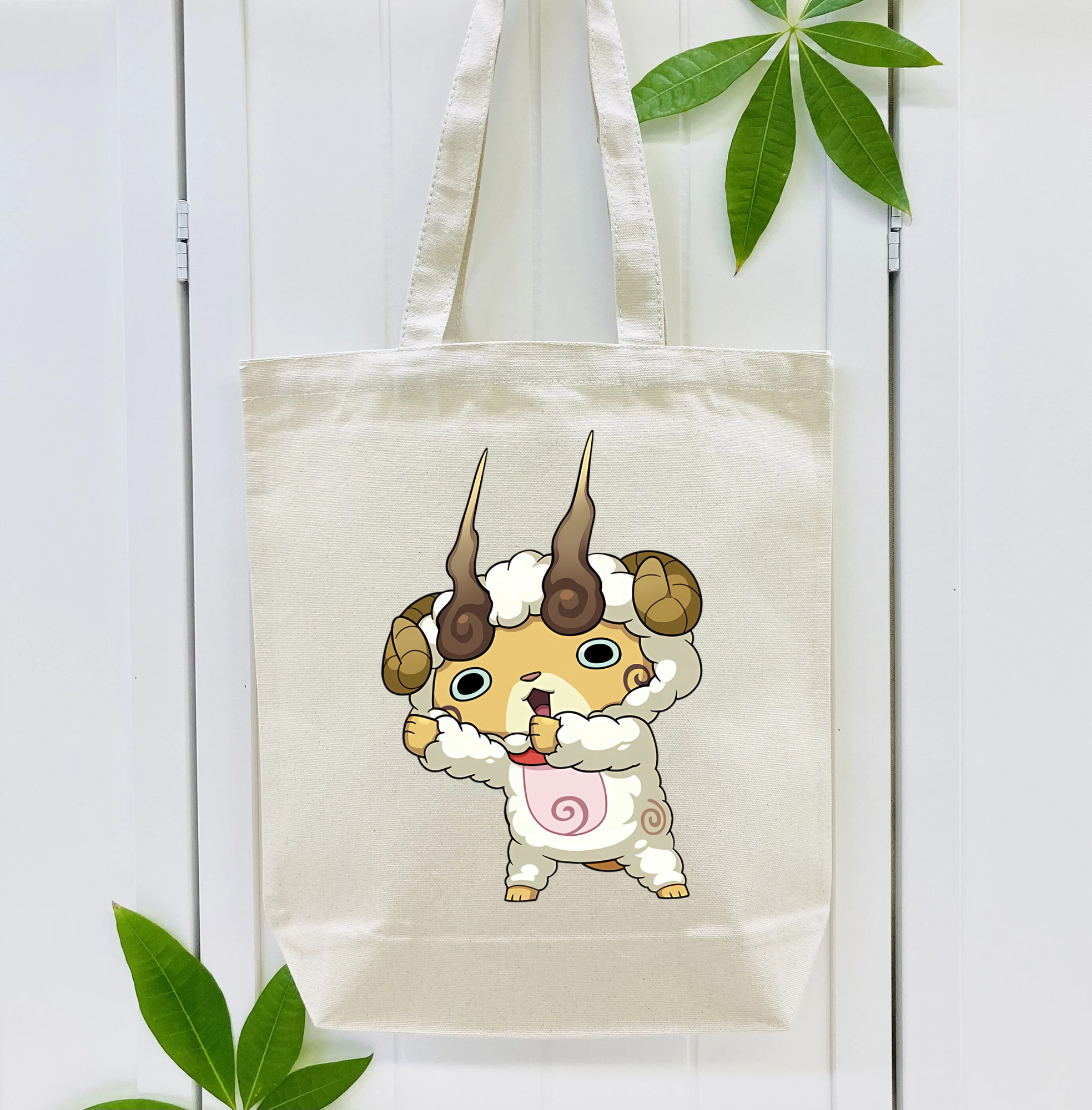妖怪ウォッチ Yo-kai Watch 縦型キャンバス生地手提げバッグ　トートバッグ