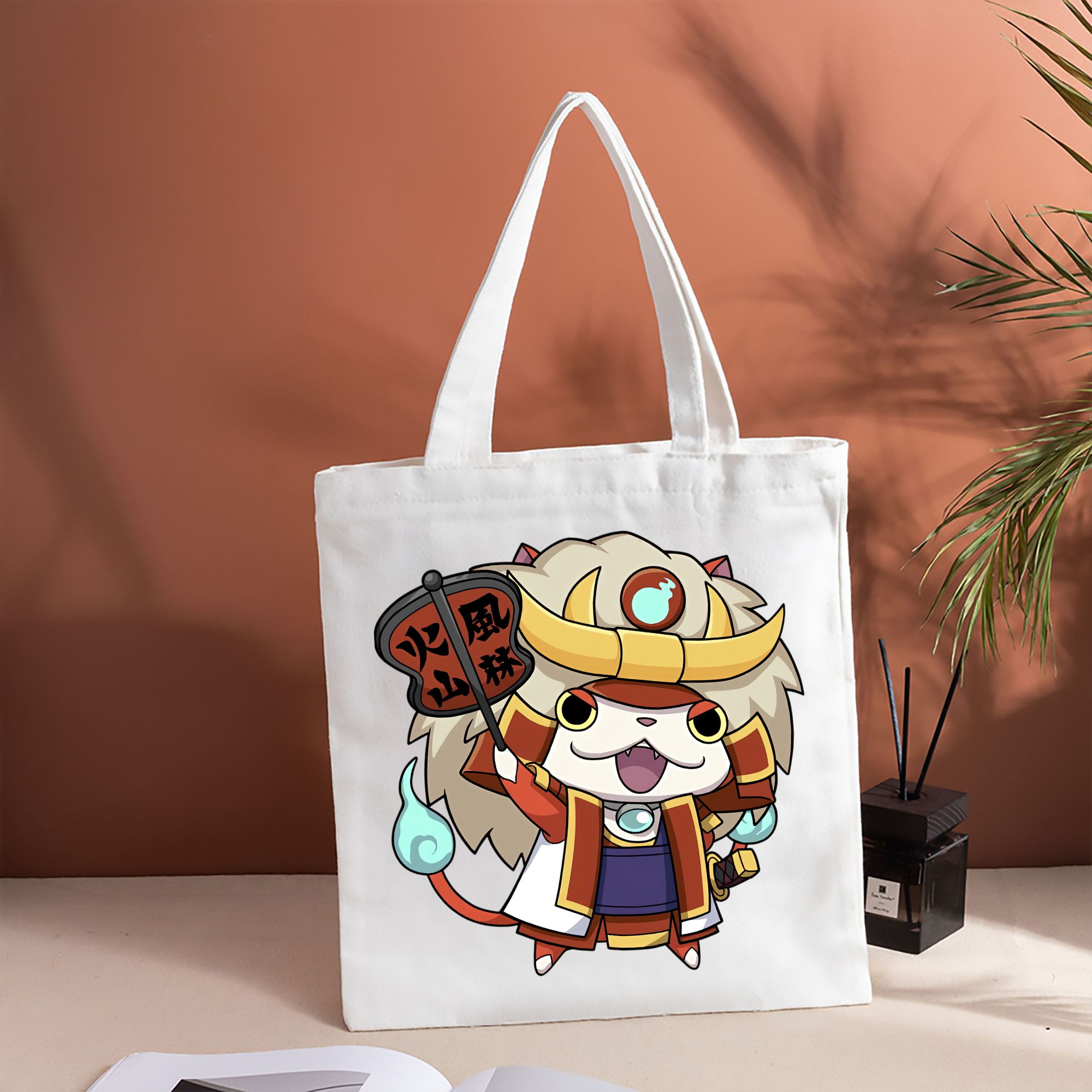 妖怪ウォッチ Yo-kai Watch 縦型キャンバス生地手提げバッグ　トートバッグ