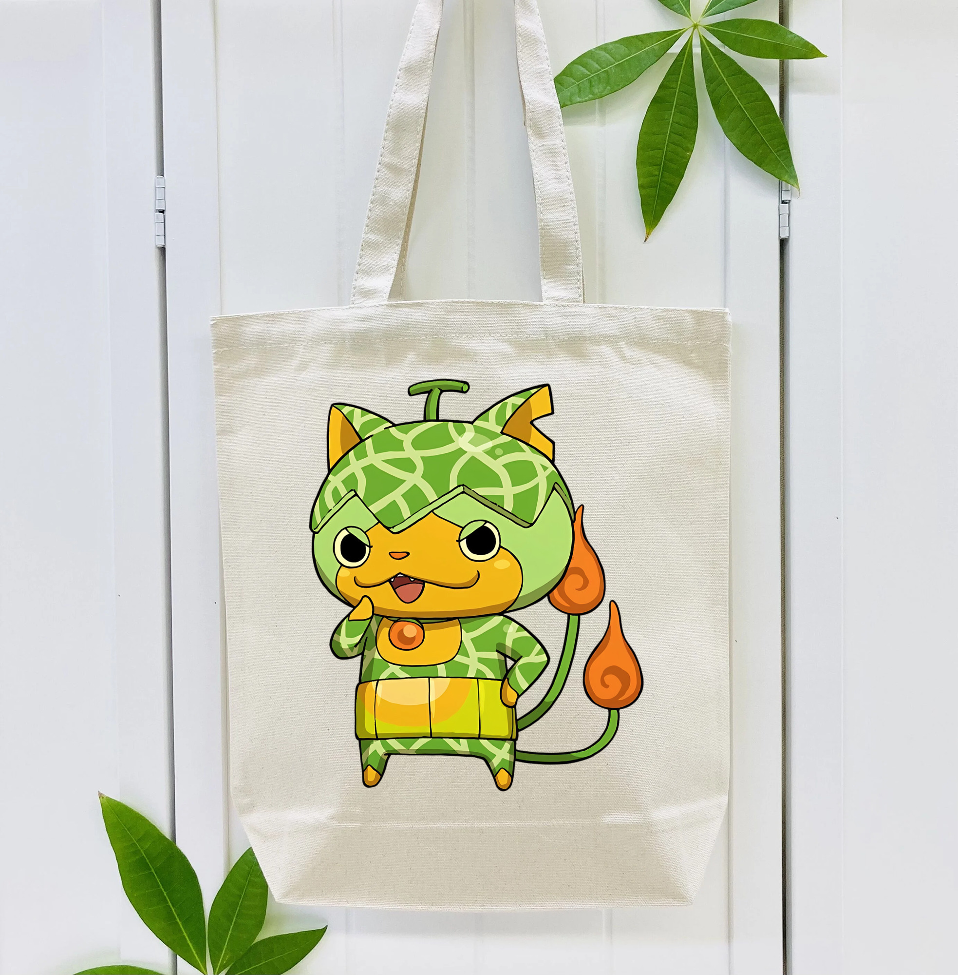 妖怪ウォッチ Yo-kai Watch 縦型キャンバス生地手提げバッグ　トートバッグ