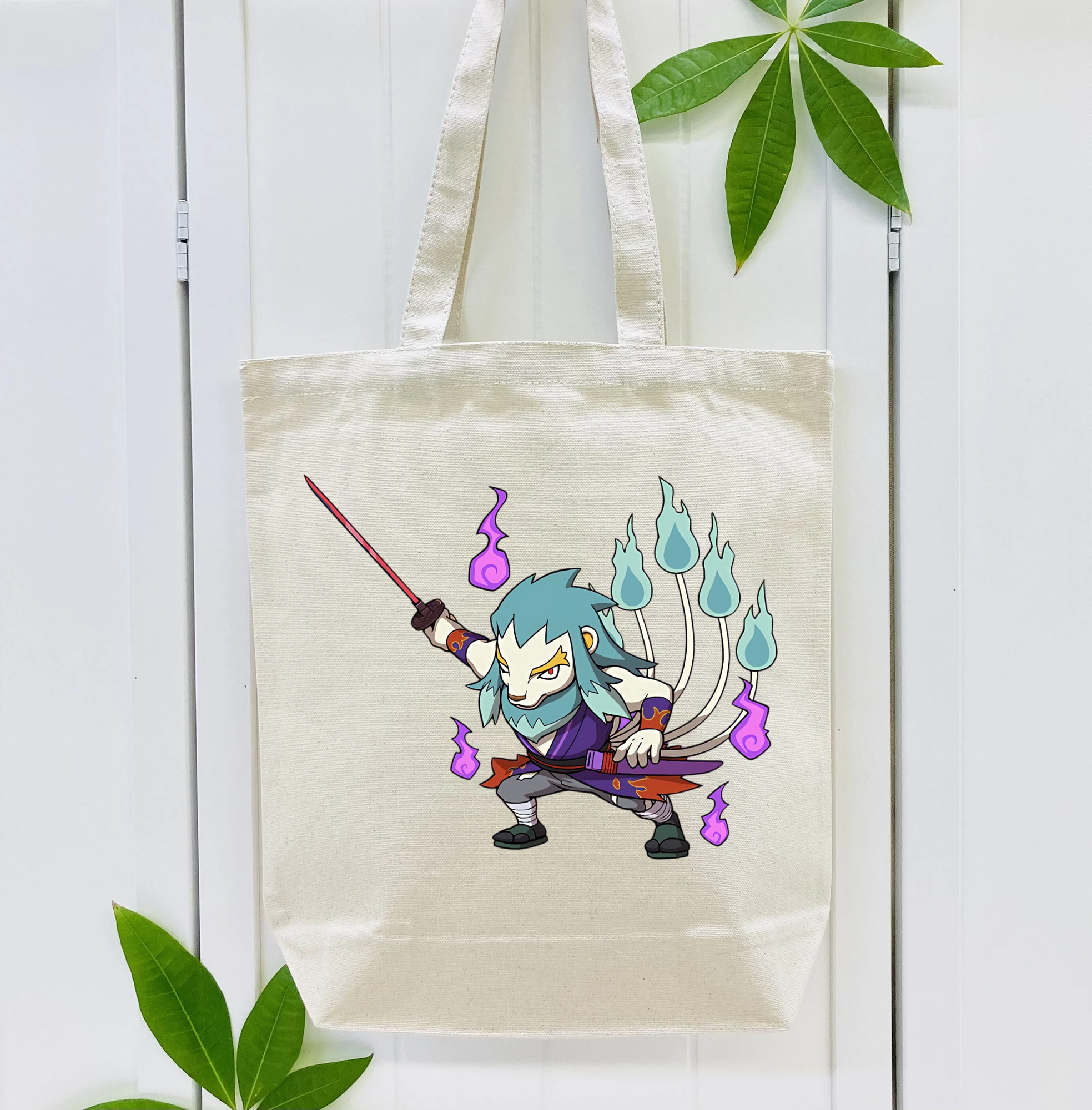 妖怪ウォッチ Yo-kai Watch 縦型キャンバス生地手提げバッグ　トートバッグ