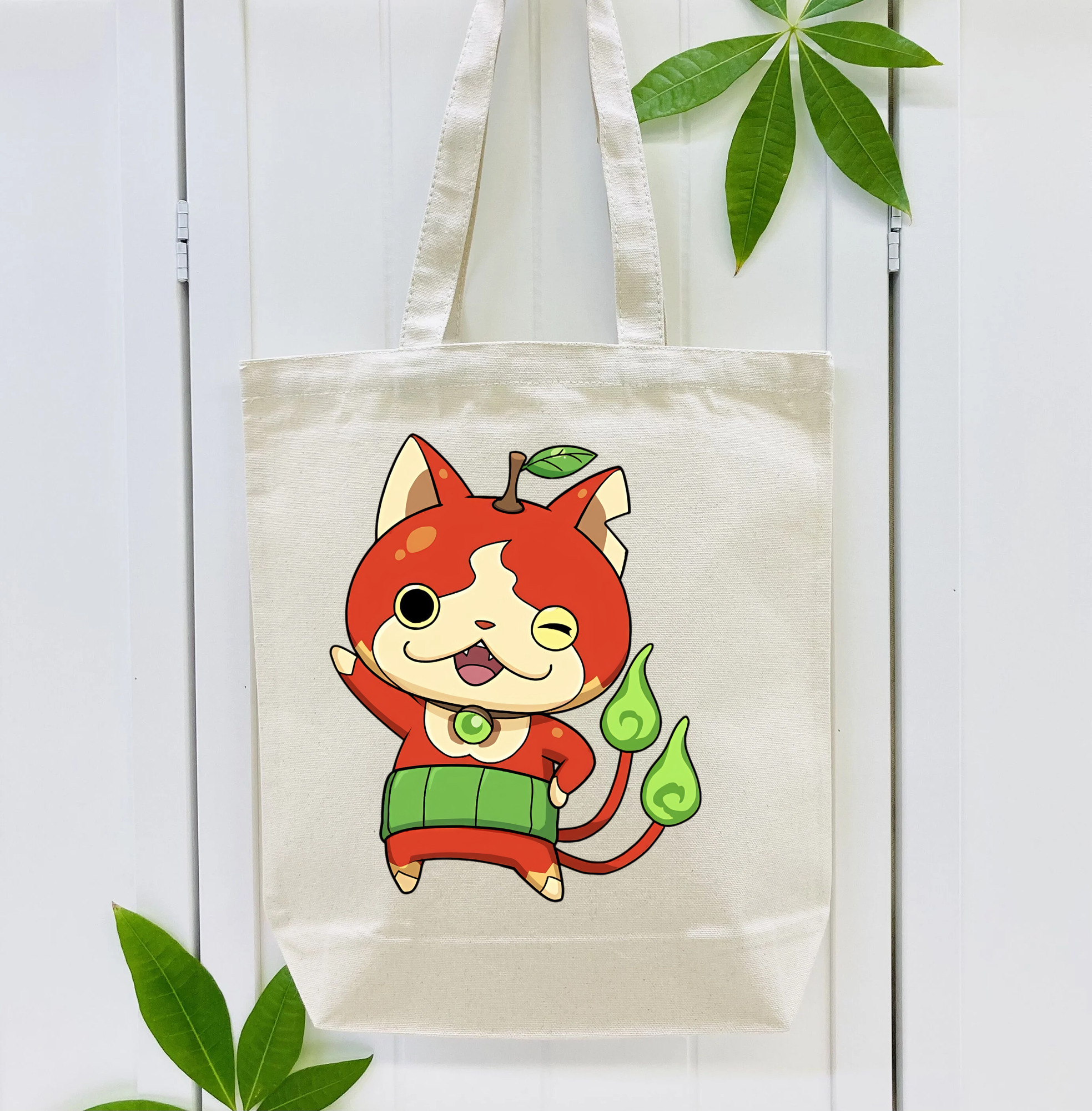 妖怪ウォッチ Yo-kai Watch 縦型キャンバス生地手提げバッグ　トートバッグ