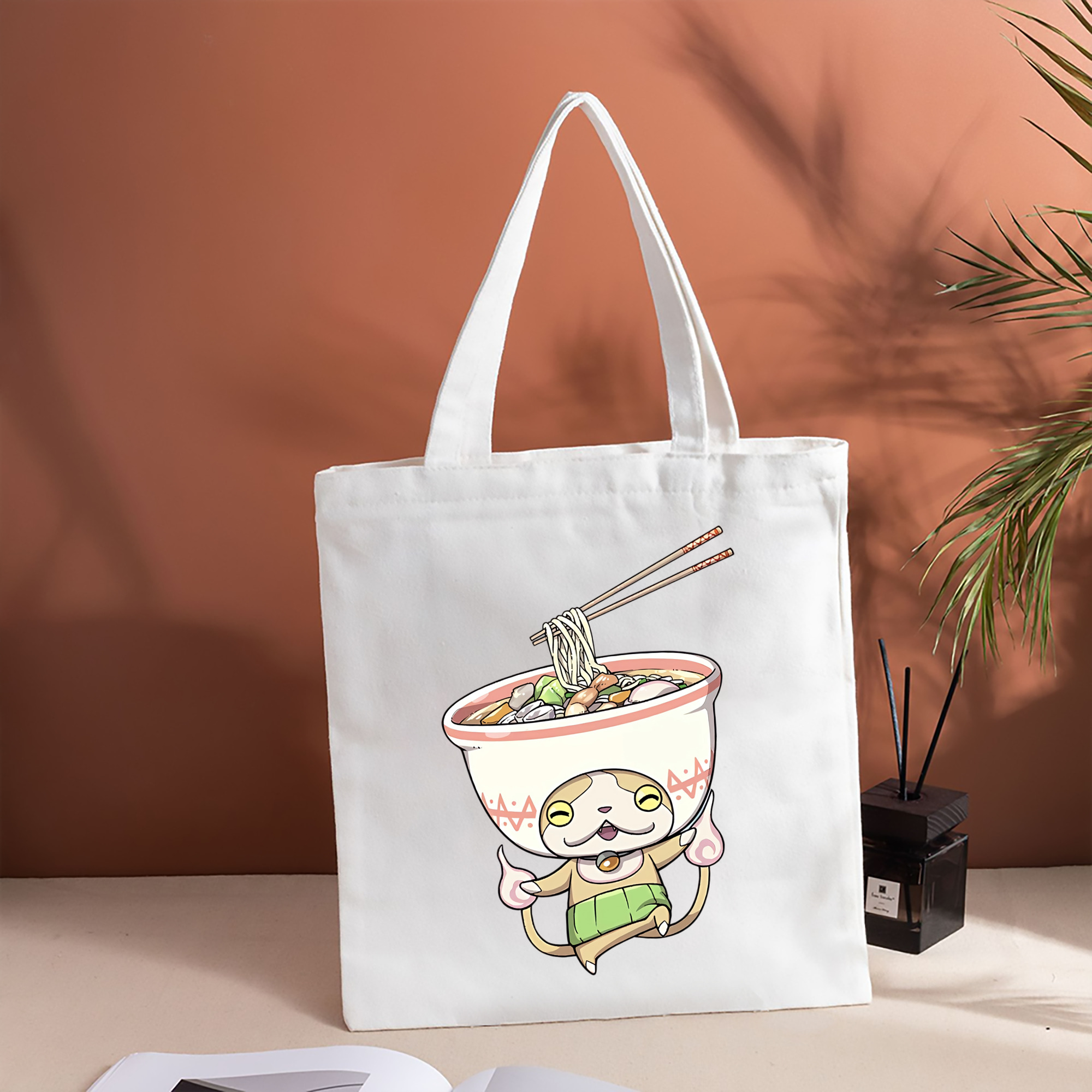妖怪ウォッチ Yo-kai Watch 縦型キャンバス生地手提げバッグ　トートバッグ