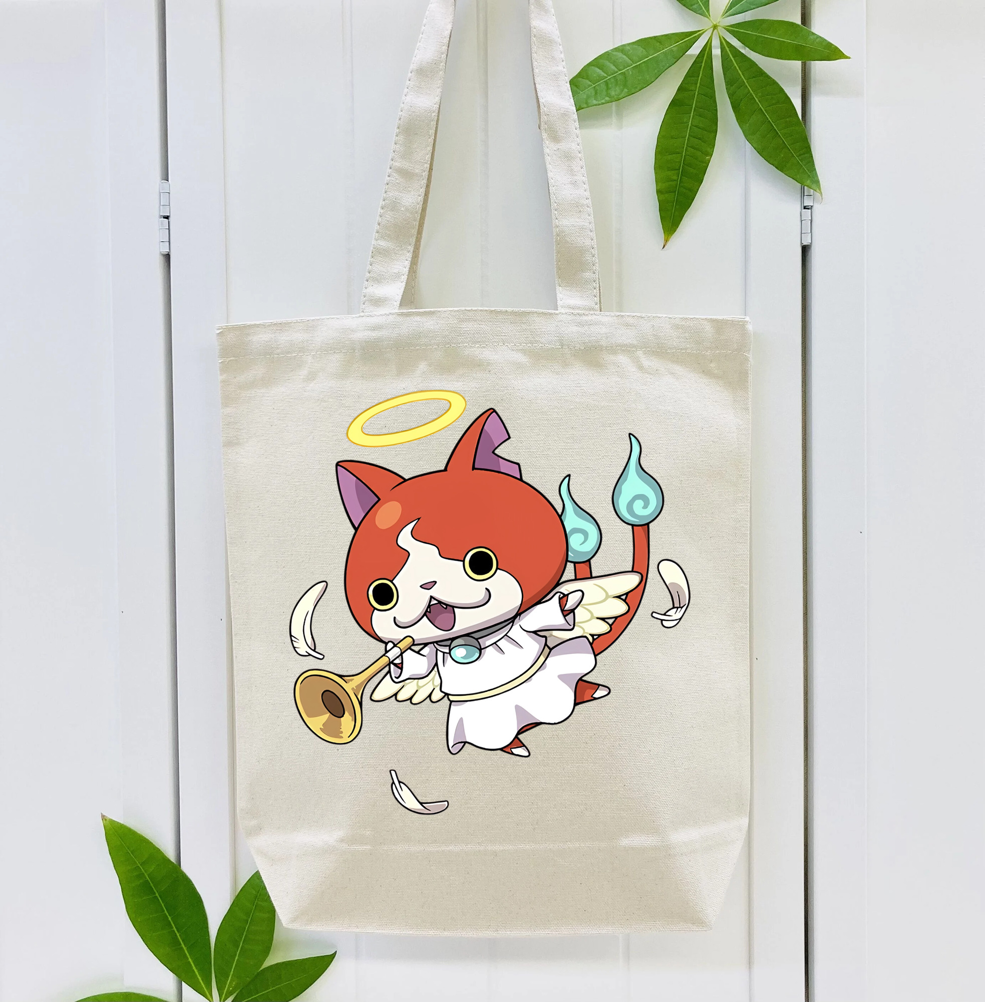 妖怪ウォッチ Yo-kai Watch 縦型キャンバス生地手提げバッグ　トートバッグ