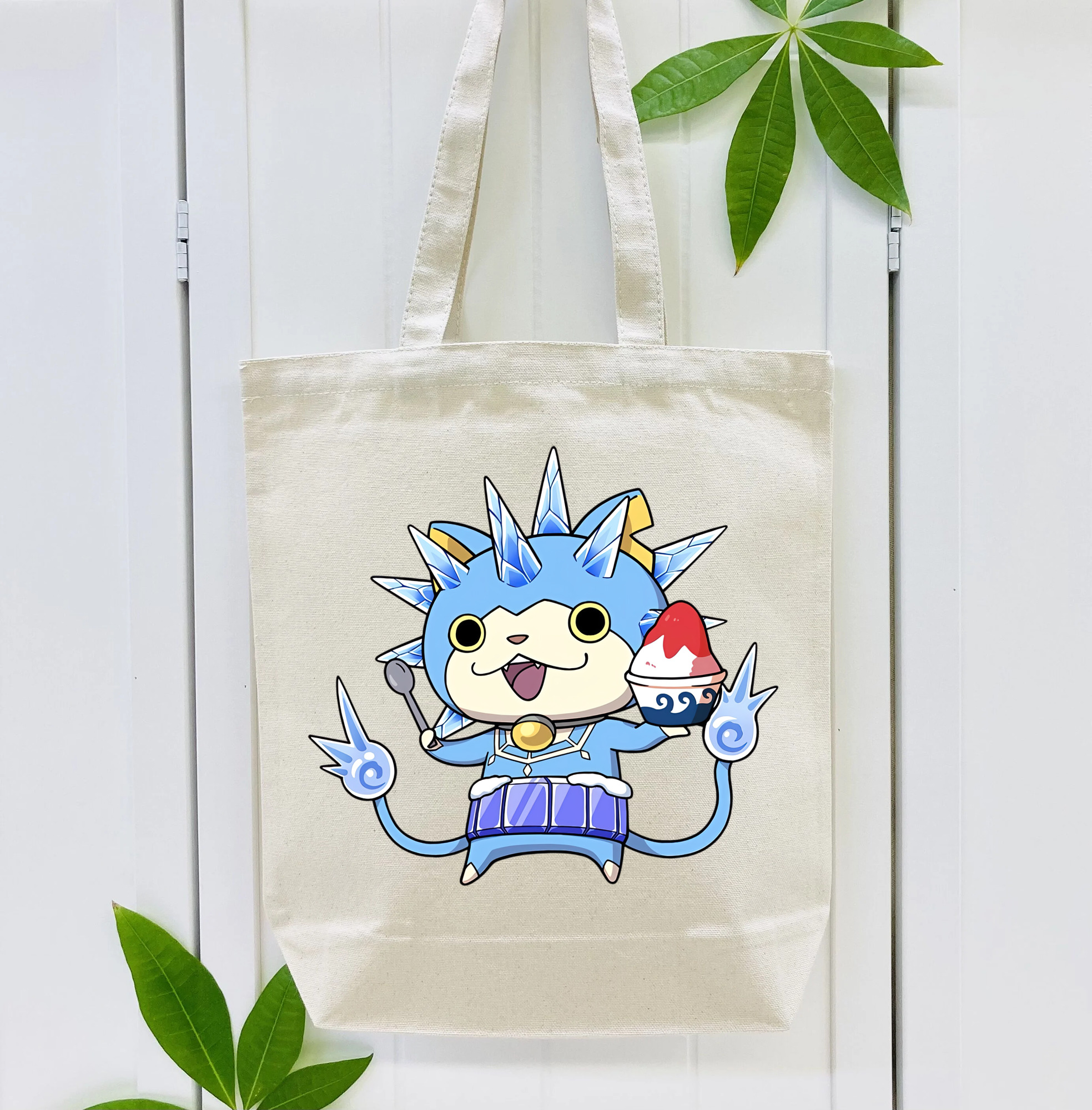 妖怪ウォッチ Yo-kai Watch 縦型キャンバス生地手提げバッグ　トートバッグ