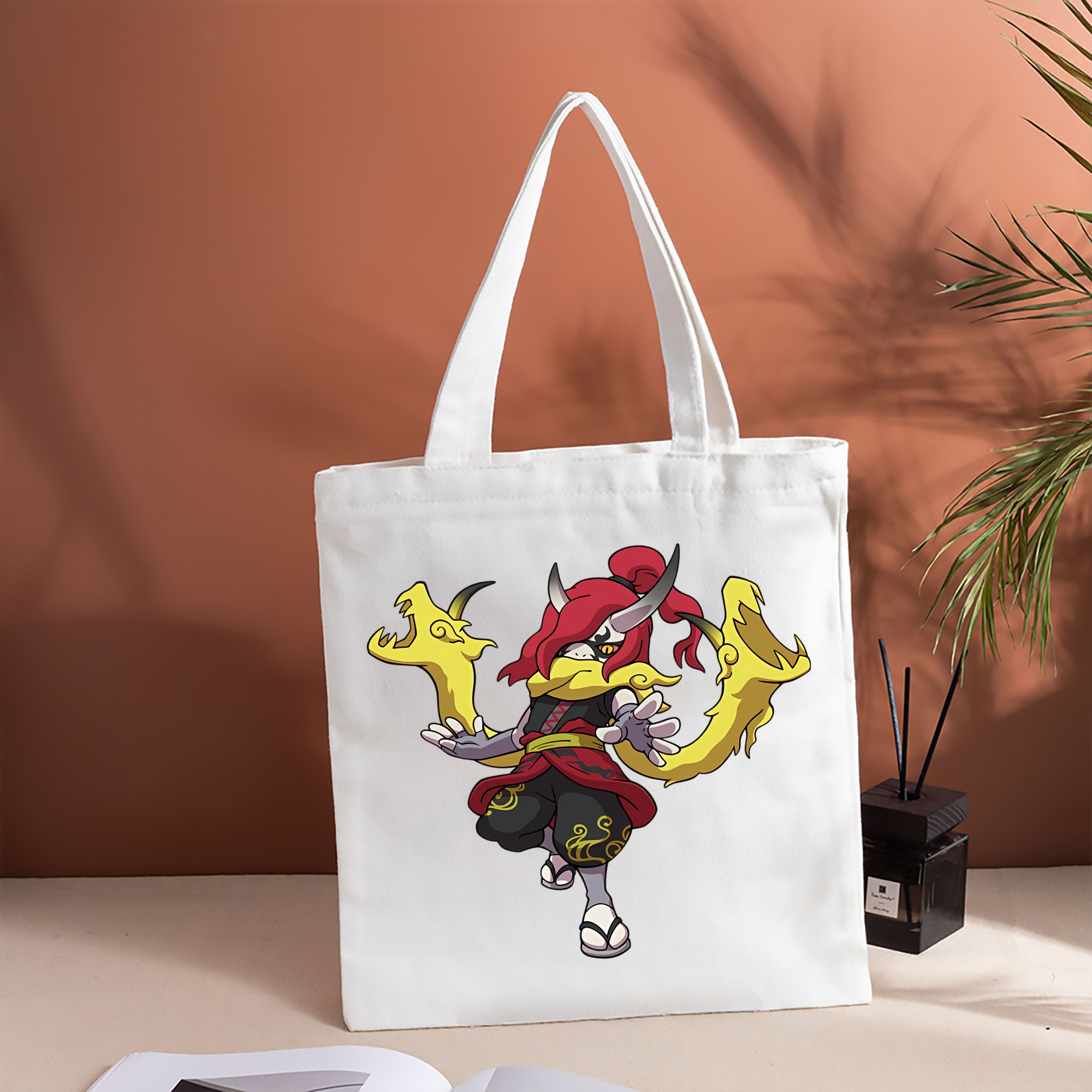妖怪ウォッチ Yo-kai Watch 縦型キャンバス生地手提げバッグ　トートバッグ
