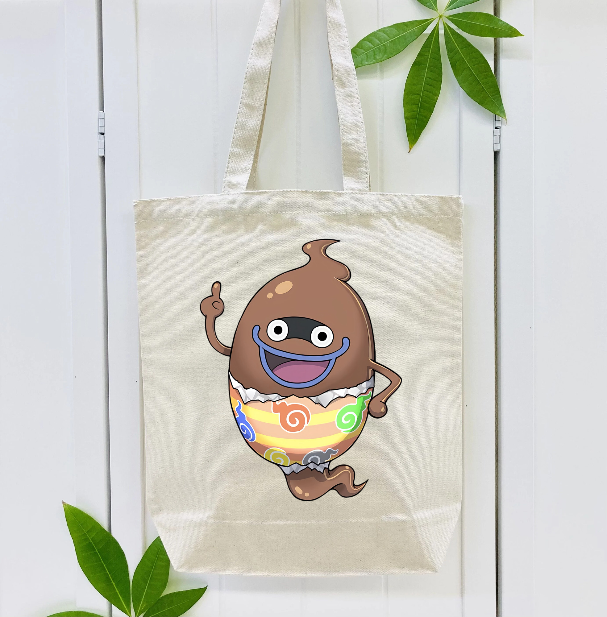 妖怪ウォッチ Yo-kai Watch 縦型キャンバス生地手提げバッグ　トートバッグ