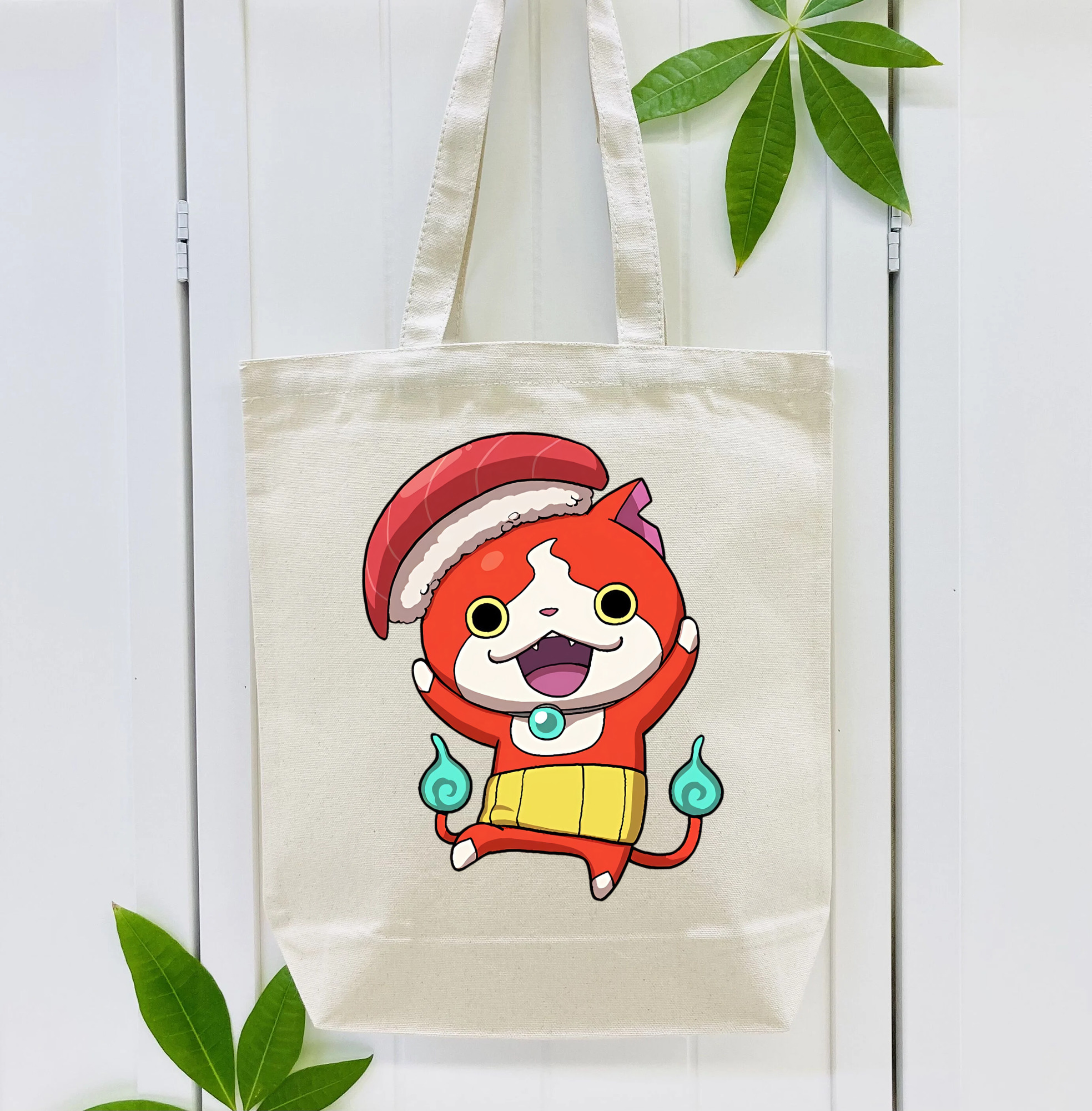妖怪ウォッチ Yo-kai Watch 縦型キャンバス生地手提げバッグ　トートバッグ