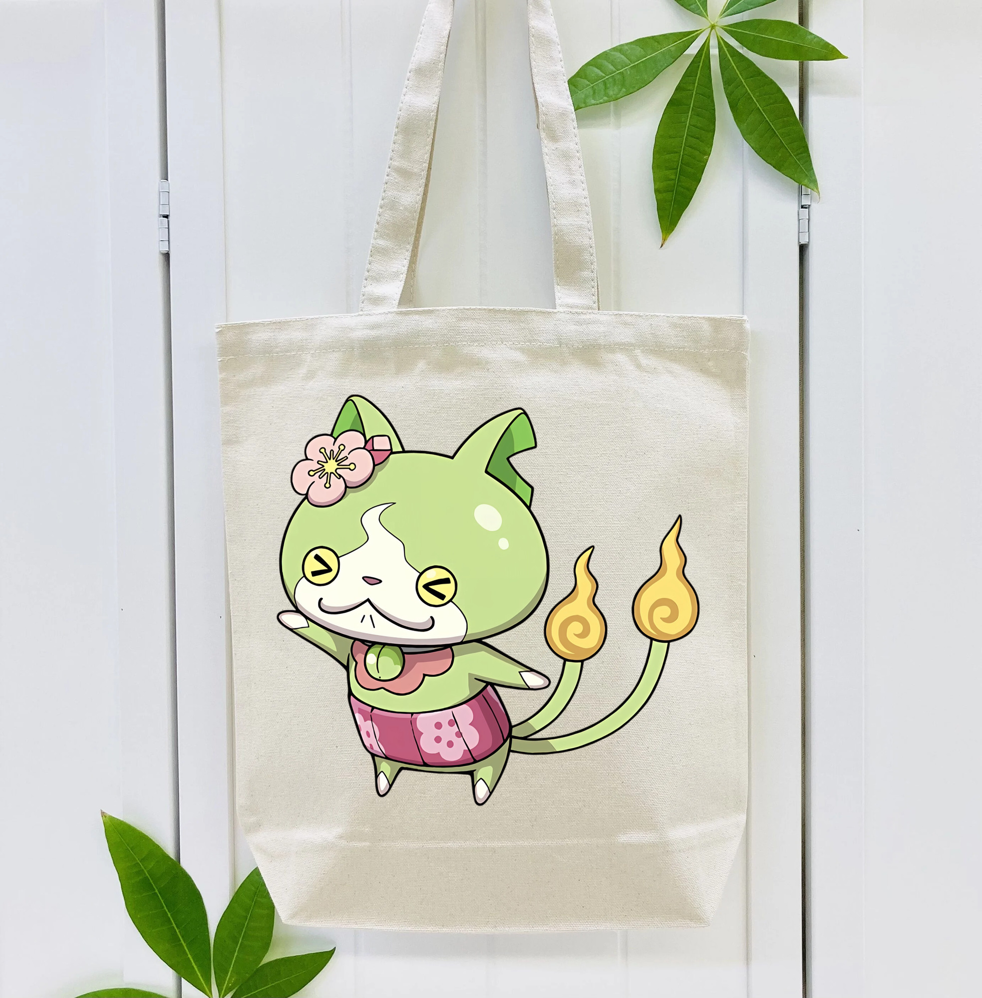 妖怪ウォッチ Yo-kai Watch 縦型キャンバス生地手提げバッグ　トートバッグ