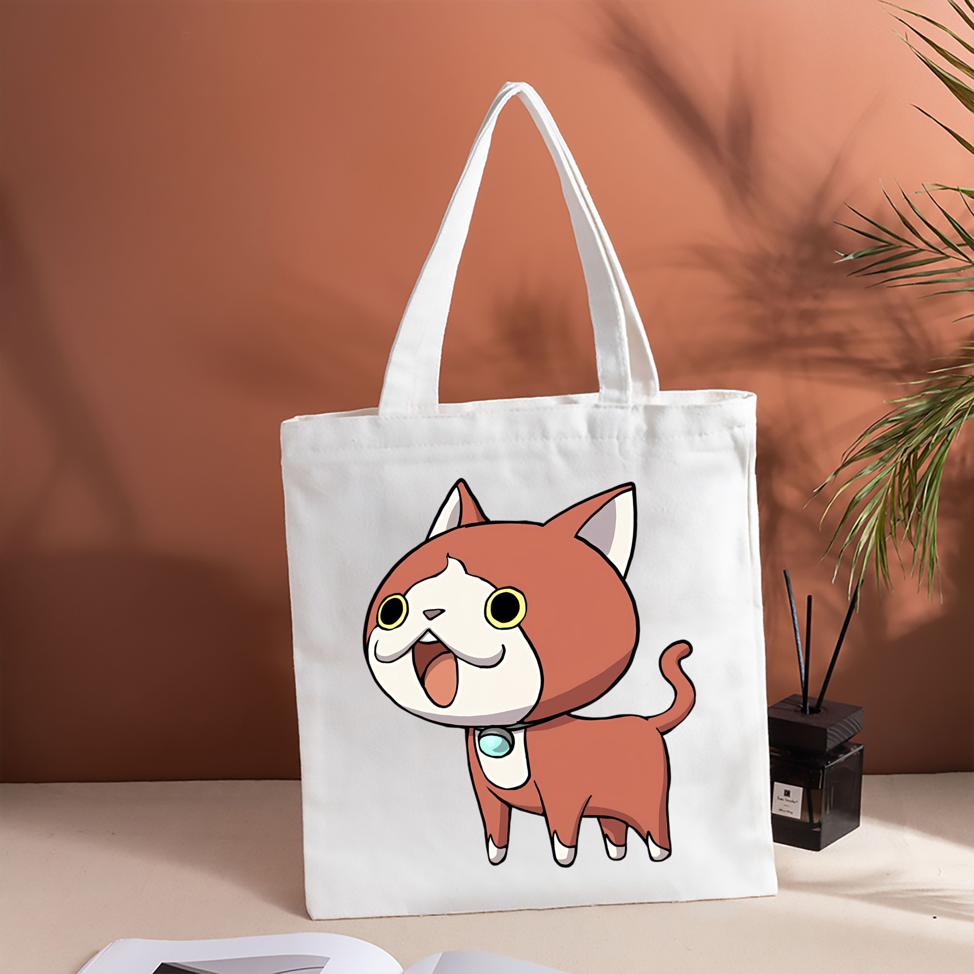妖怪ウォッチ Yo-kai Watch 縦型キャンバス生地手提げバッグ　トートバッグ