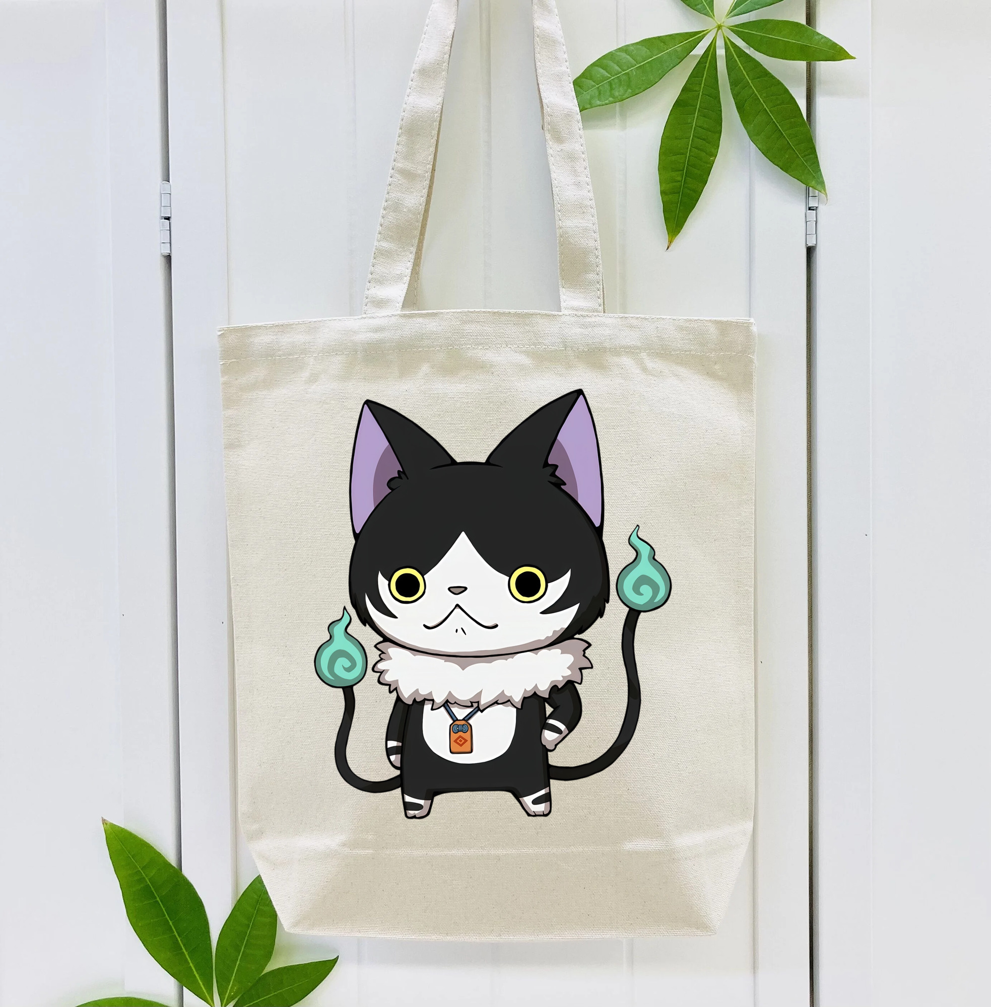 妖怪ウォッチ Yo-kai Watch 縦型キャンバス生地手提げバッグ　トートバッグ