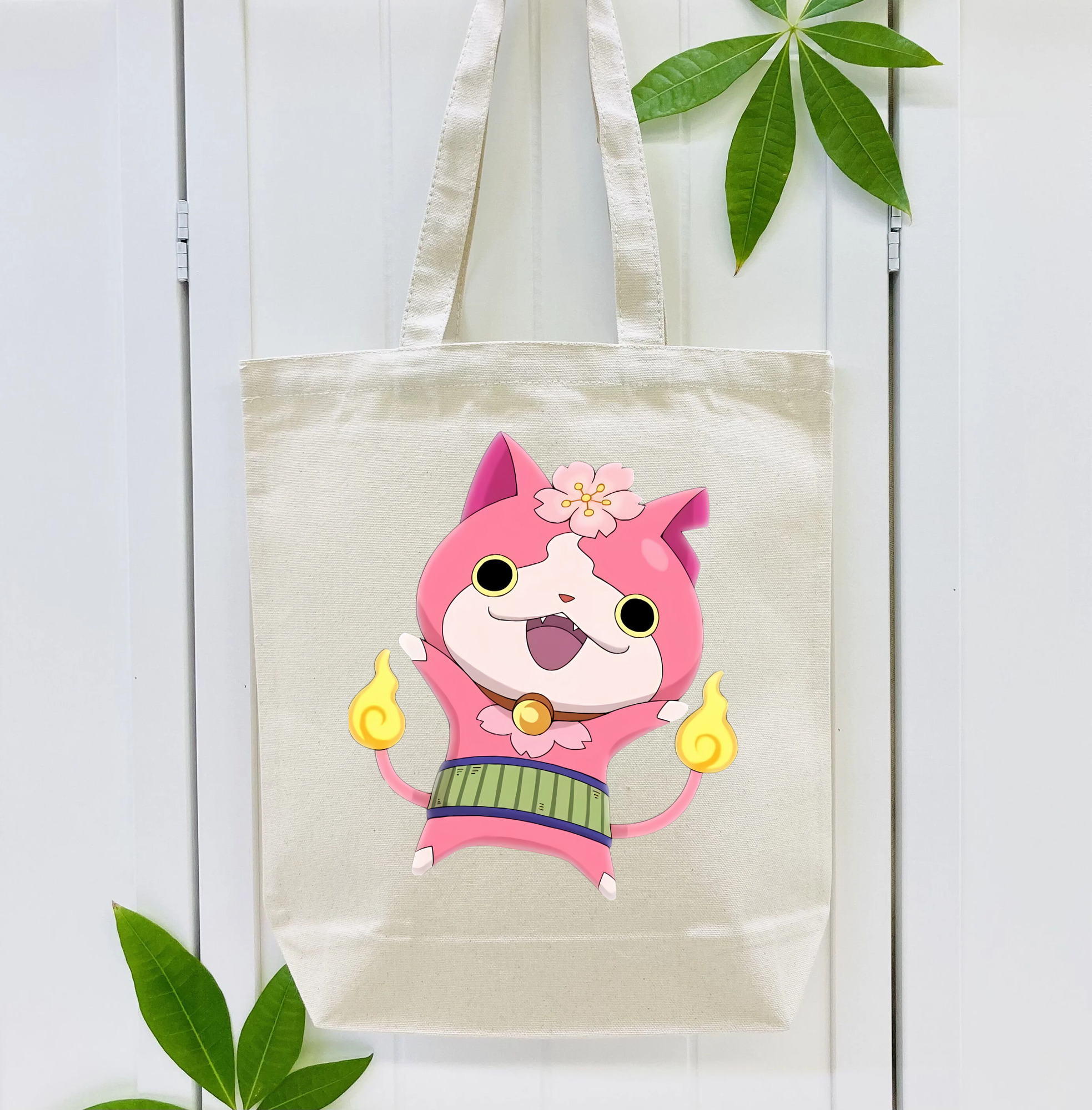 妖怪ウォッチ Yo-kai Watch 縦型キャンバス生地手提げバッグ　トートバッグ
