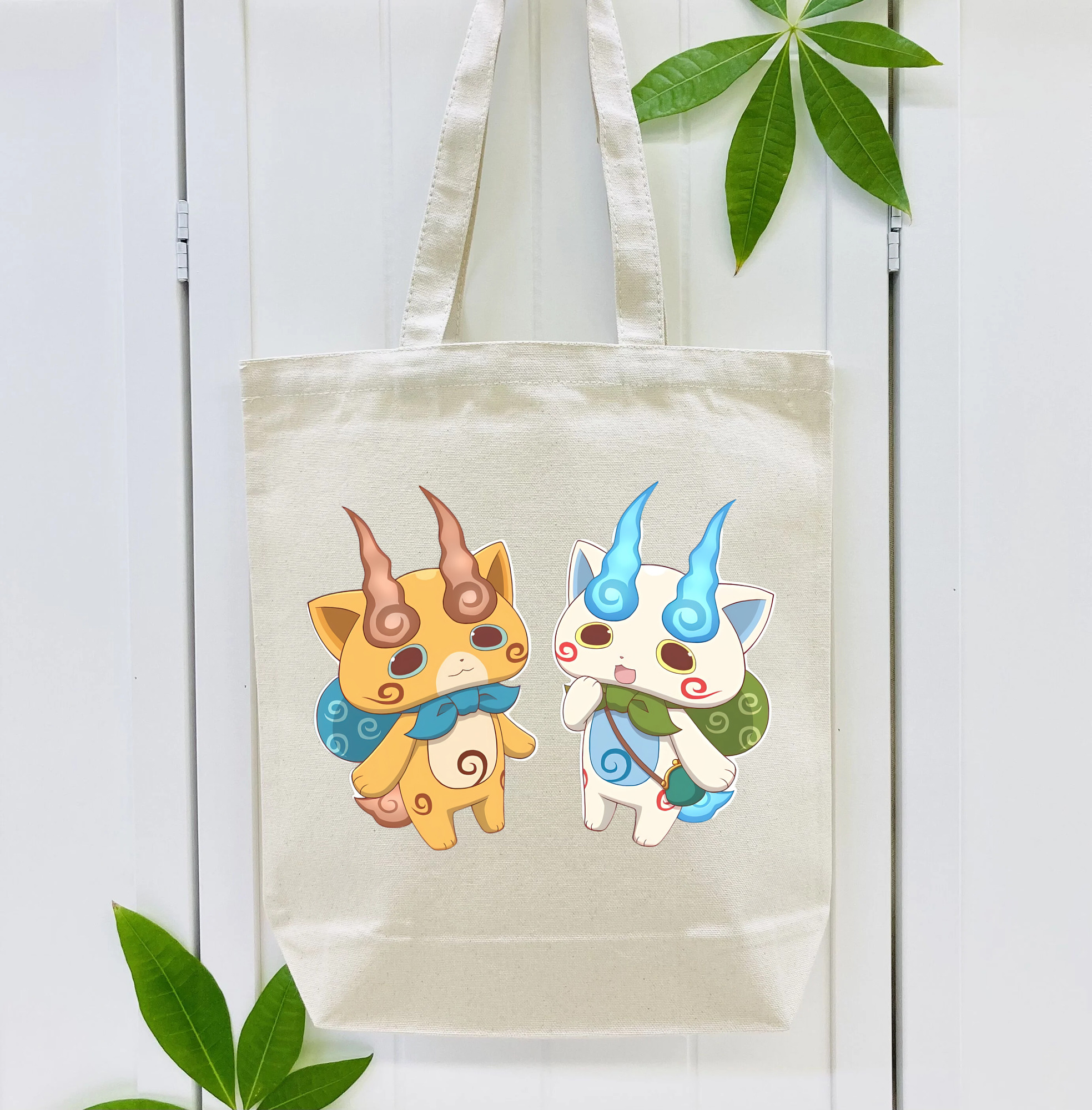 妖怪ウォッチ Yo-kai Watch 縦型キャンバス生地手提げバッグ　トートバッグ
