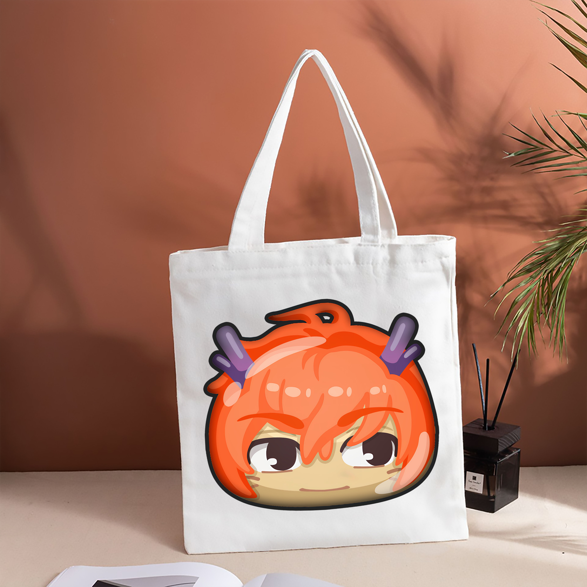 妖怪ウォッチ Yo-kai Watch 縦型キャンバス生地手提げバッグ　トートバッグ