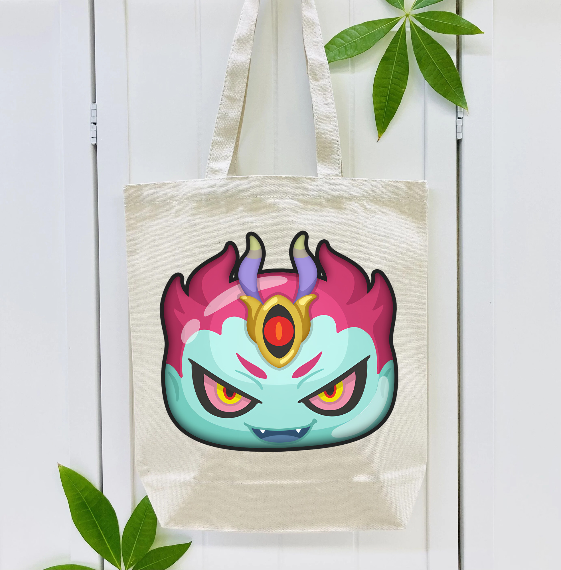妖怪ウォッチ Yo-kai Watch 縦型キャンバス生地手提げバッグ　トートバッグ