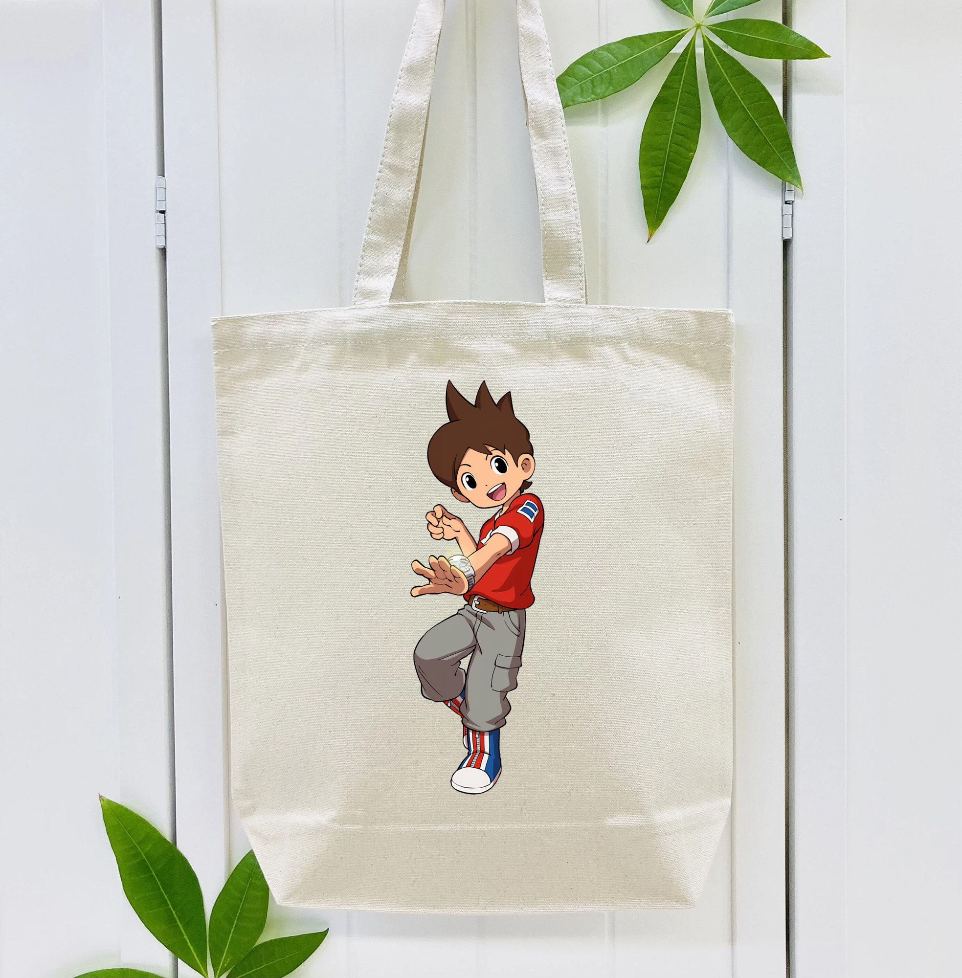 妖怪ウォッチ Yo-kai Watch 縦型キャンバス生地手提げバッグ　トートバッグ