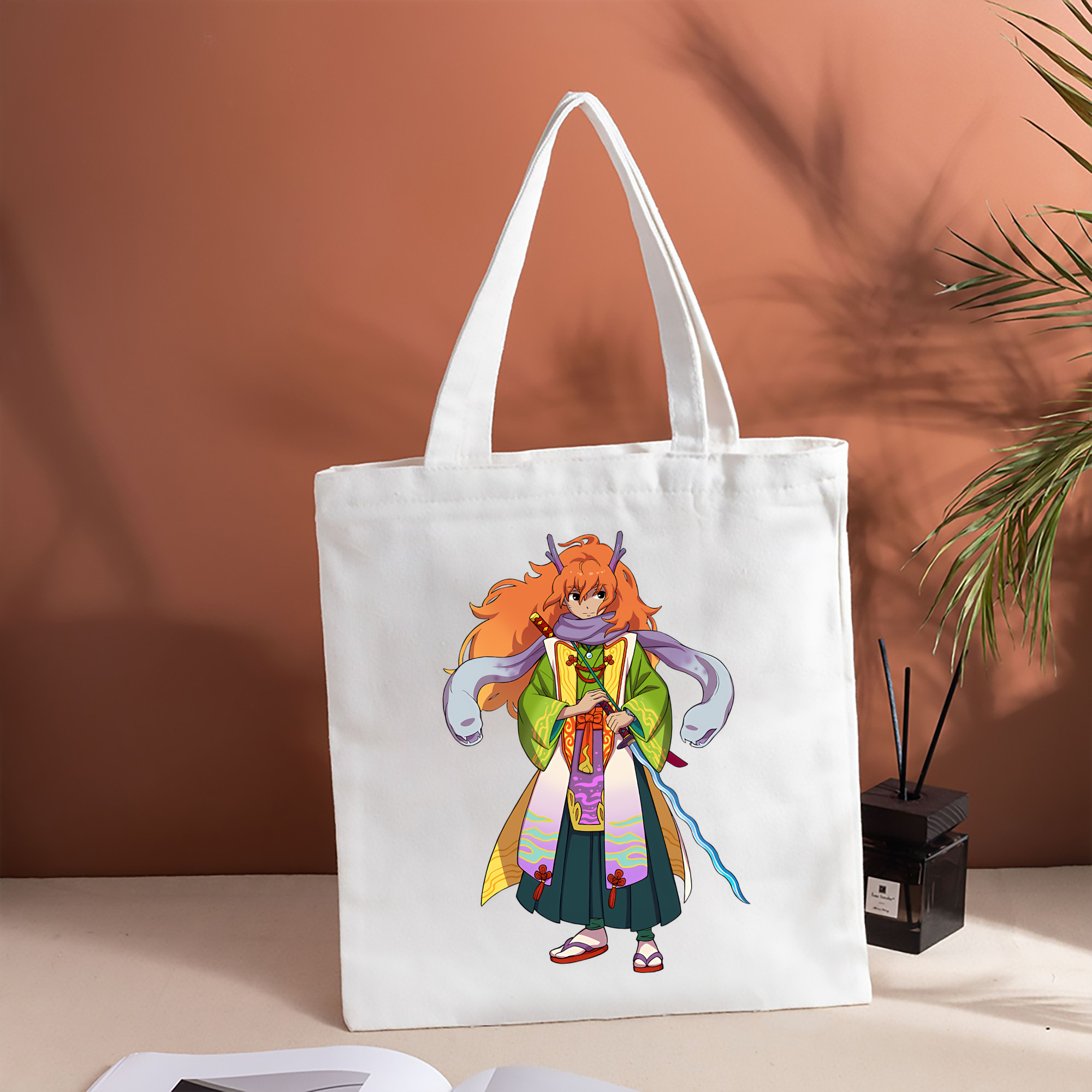 妖怪ウォッチ Yo-kai Watch 縦型キャンバス生地手提げバッグ　トートバッグ