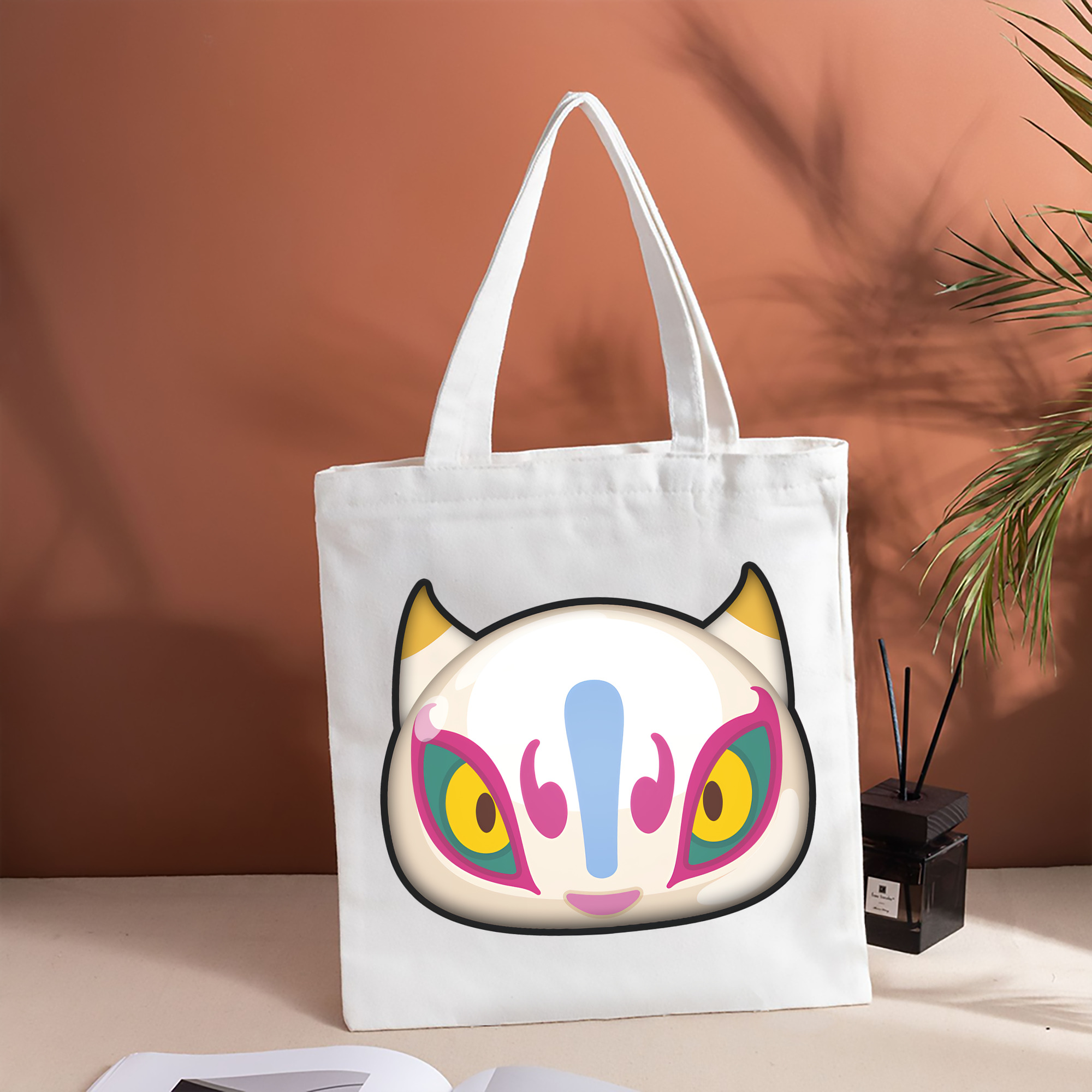 妖怪ウォッチ Yo-kai Watch 縦型キャンバス生地手提げバッグ　トートバッグ
