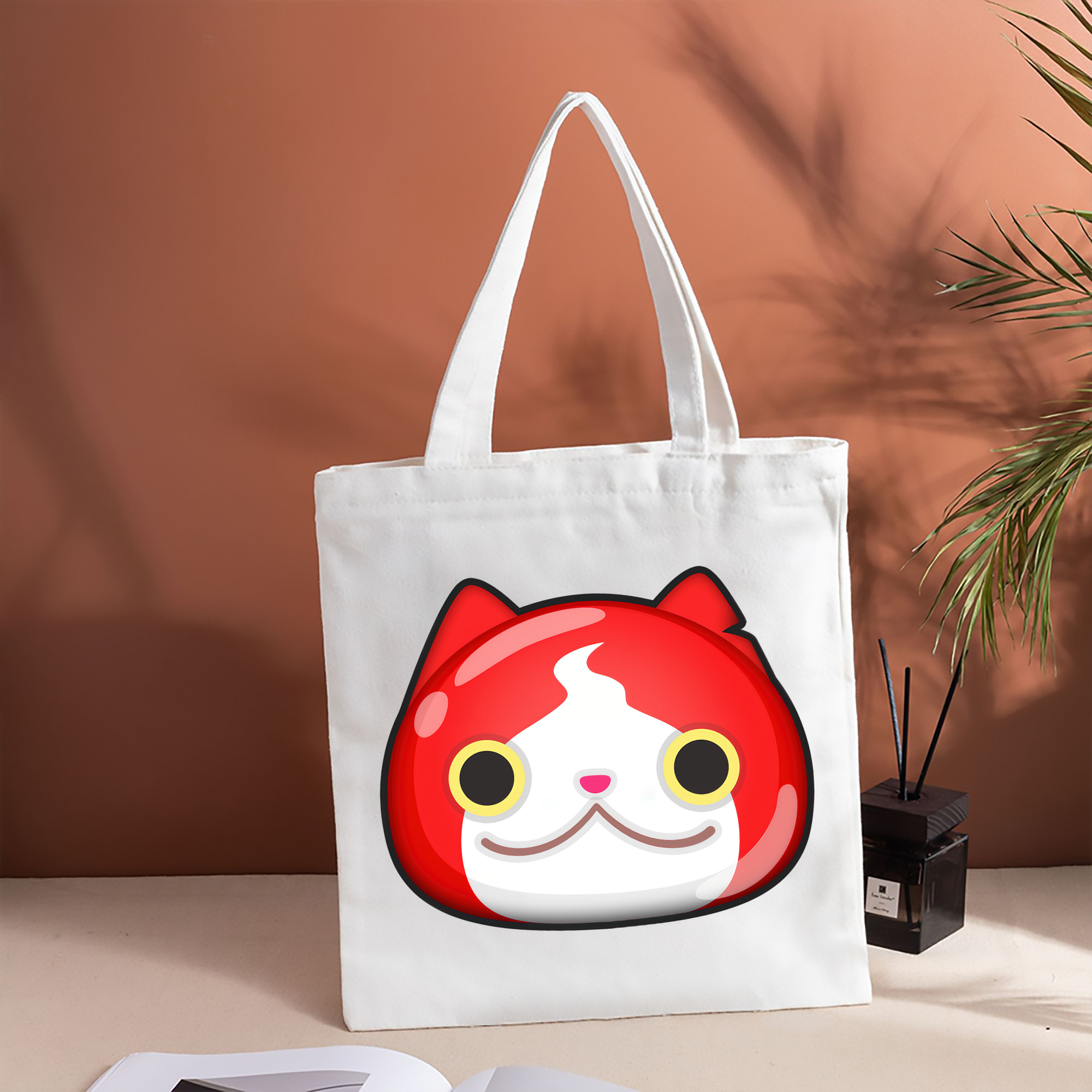 妖怪ウォッチ Yo-kai Watch 縦型キャンバス生地手提げバッグ　トートバッグ