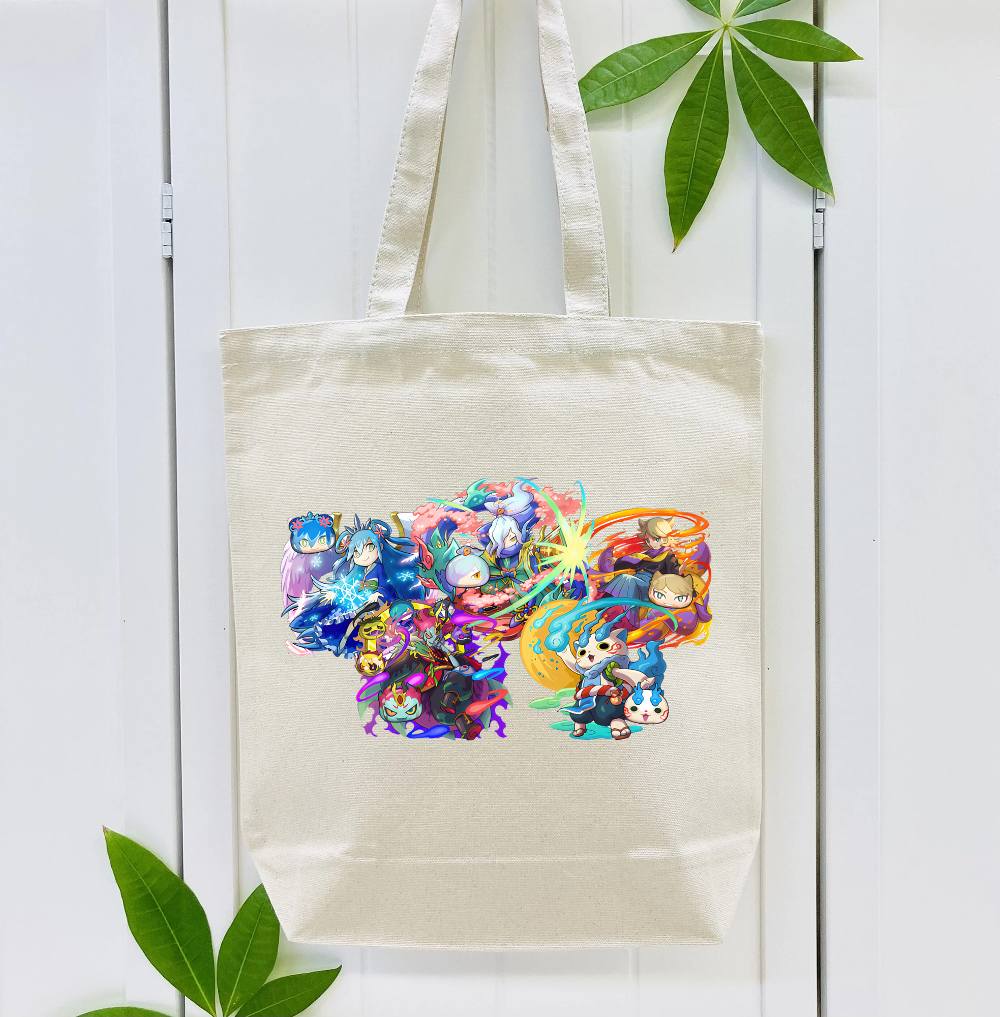 妖怪ウォッチ Yo-kai Watch 縦型キャンバス生地手提げバッグ　トートバッグ