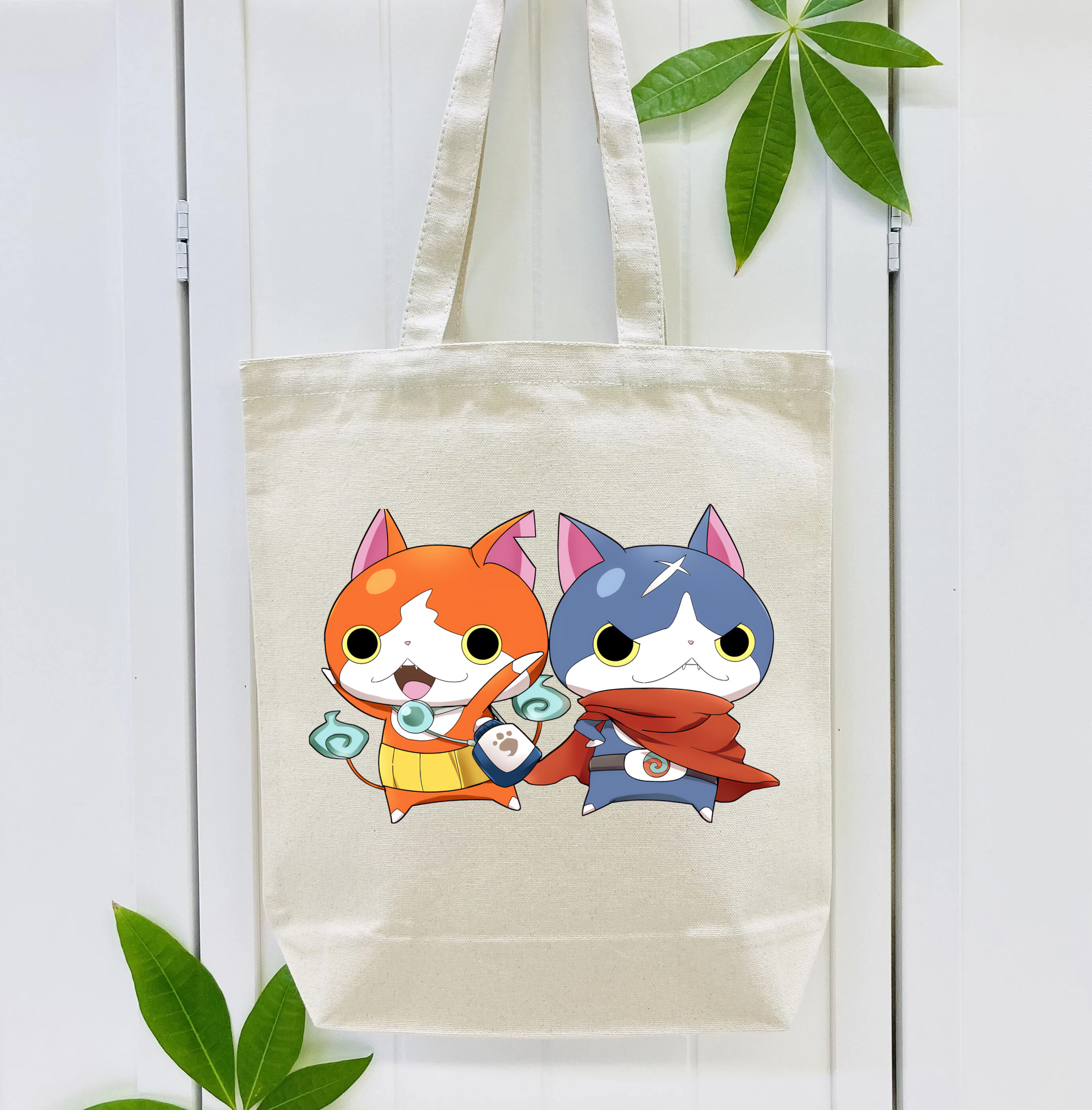 妖怪ウォッチ Yo-kai Watch 縦型キャンバス生地手提げバッグ　トートバッグ