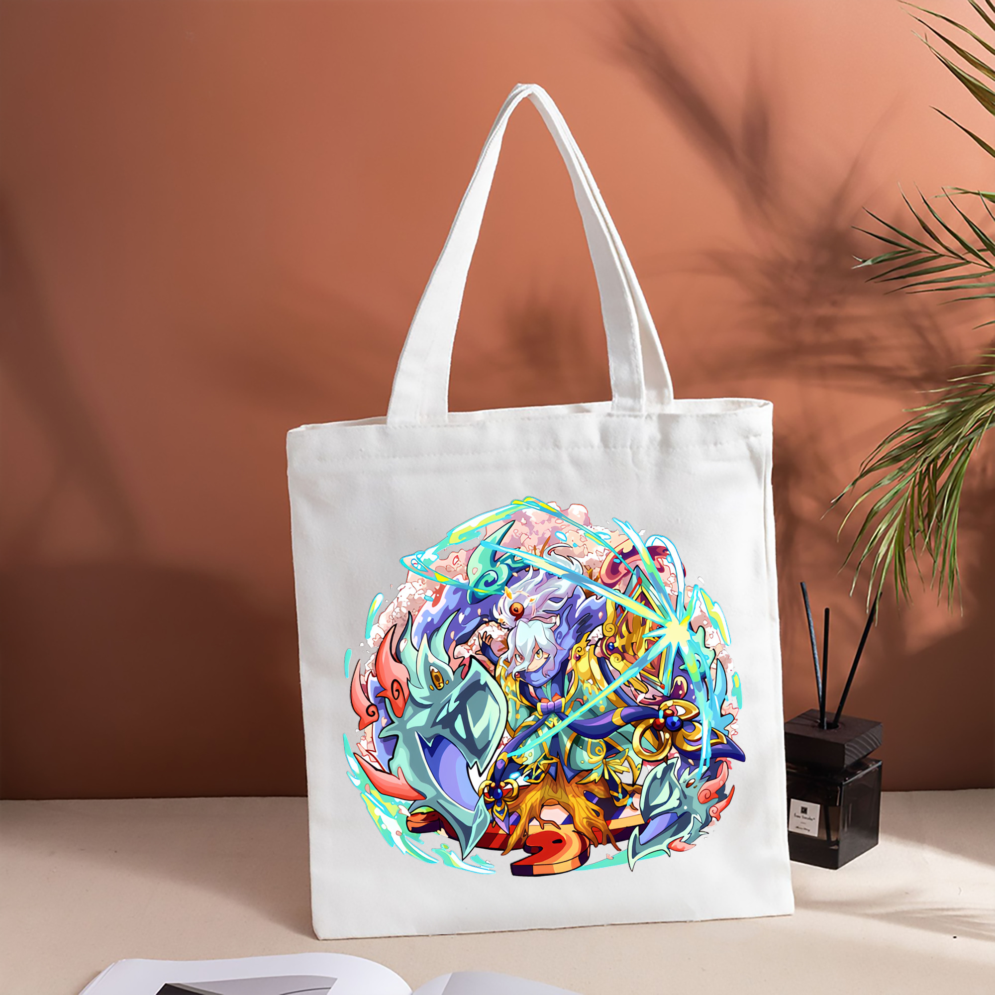 妖怪ウォッチ Yo-kai Watch 縦型キャンバス生地手提げバッグ　トートバッグ