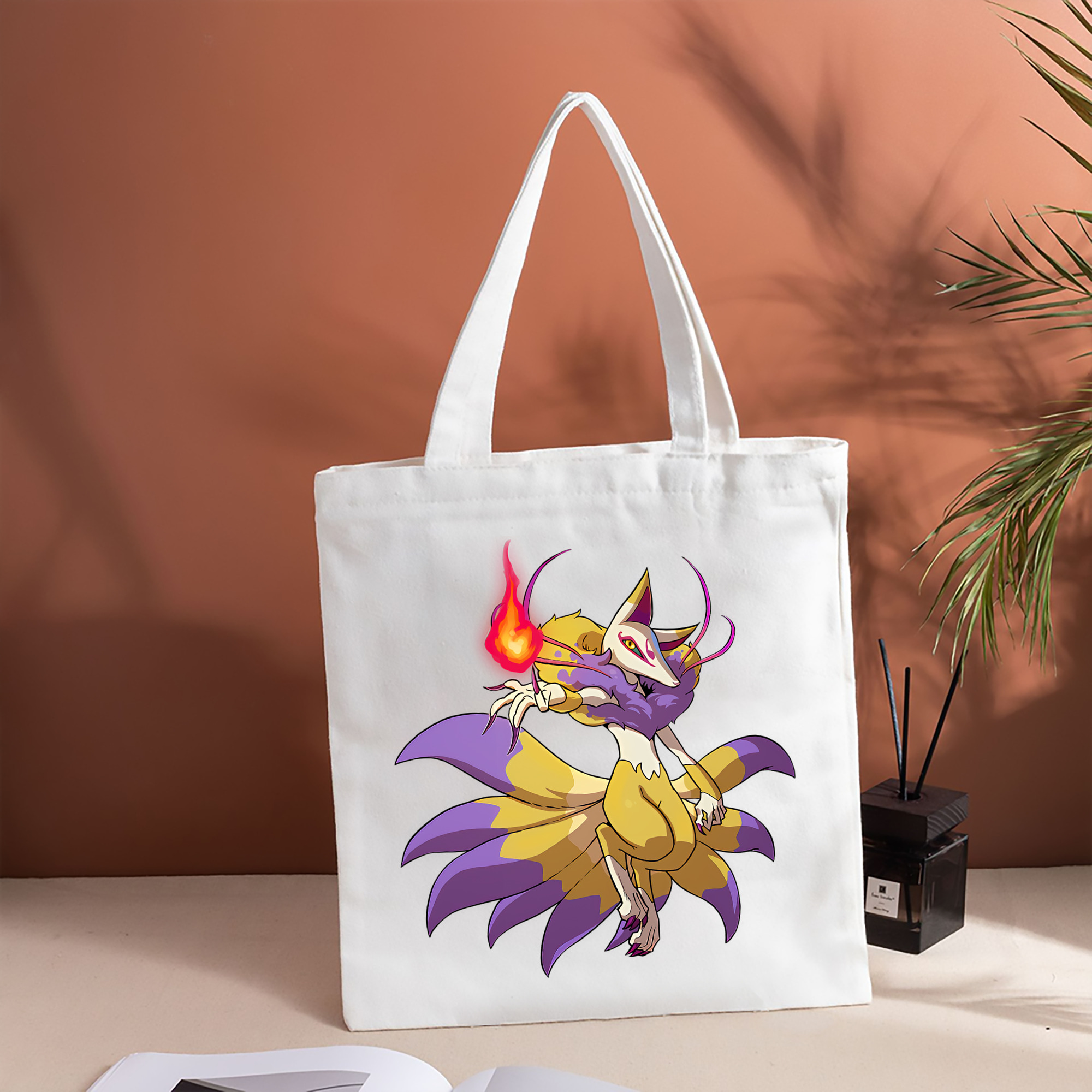 妖怪ウォッチ Yo-kai Watch 縦型キャンバス生地手提げバッグ　トートバッグ