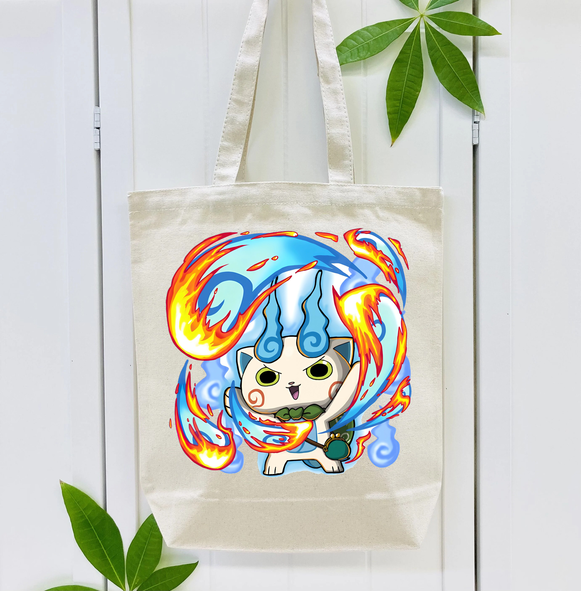 妖怪ウォッチ Yo-kai Watch 縦型キャンバス生地手提げバッグ　トートバッグ