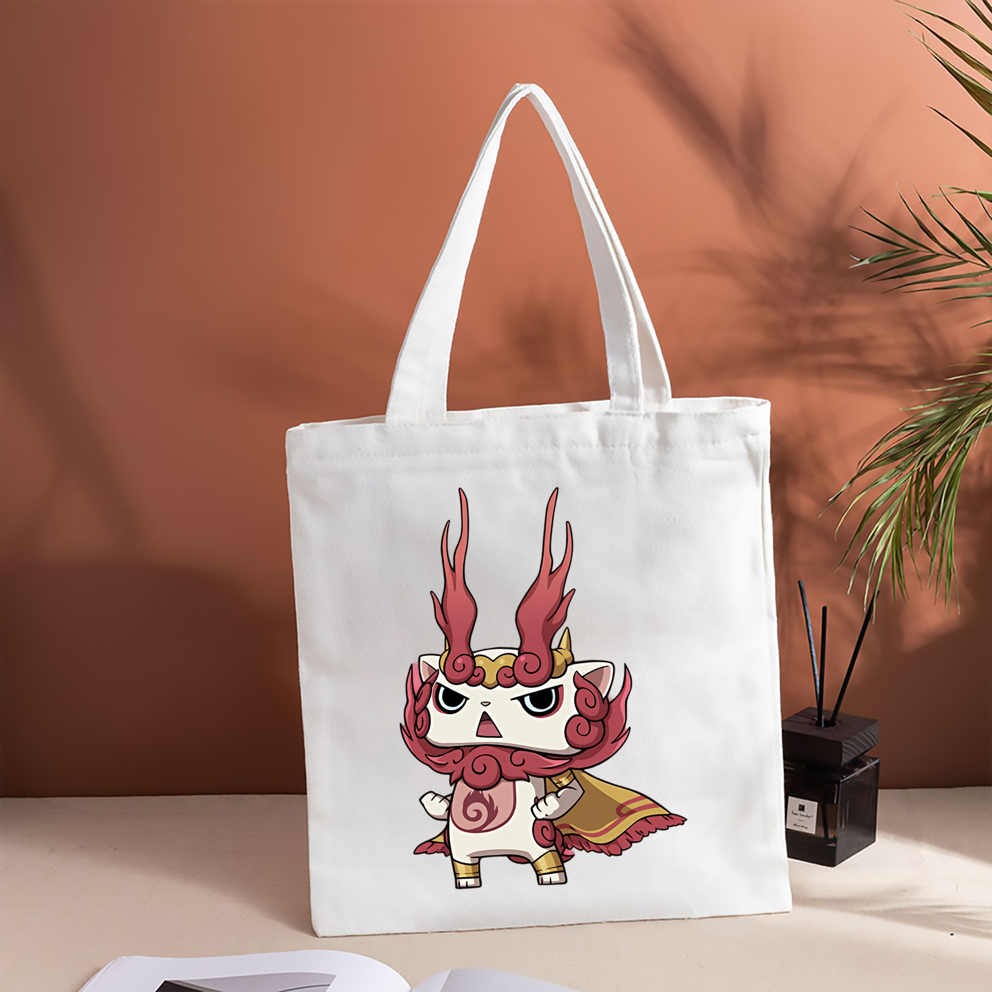 妖怪ウォッチ Yo-kai Watch 縦型キャンバス生地手提げバッグ　トートバッグ