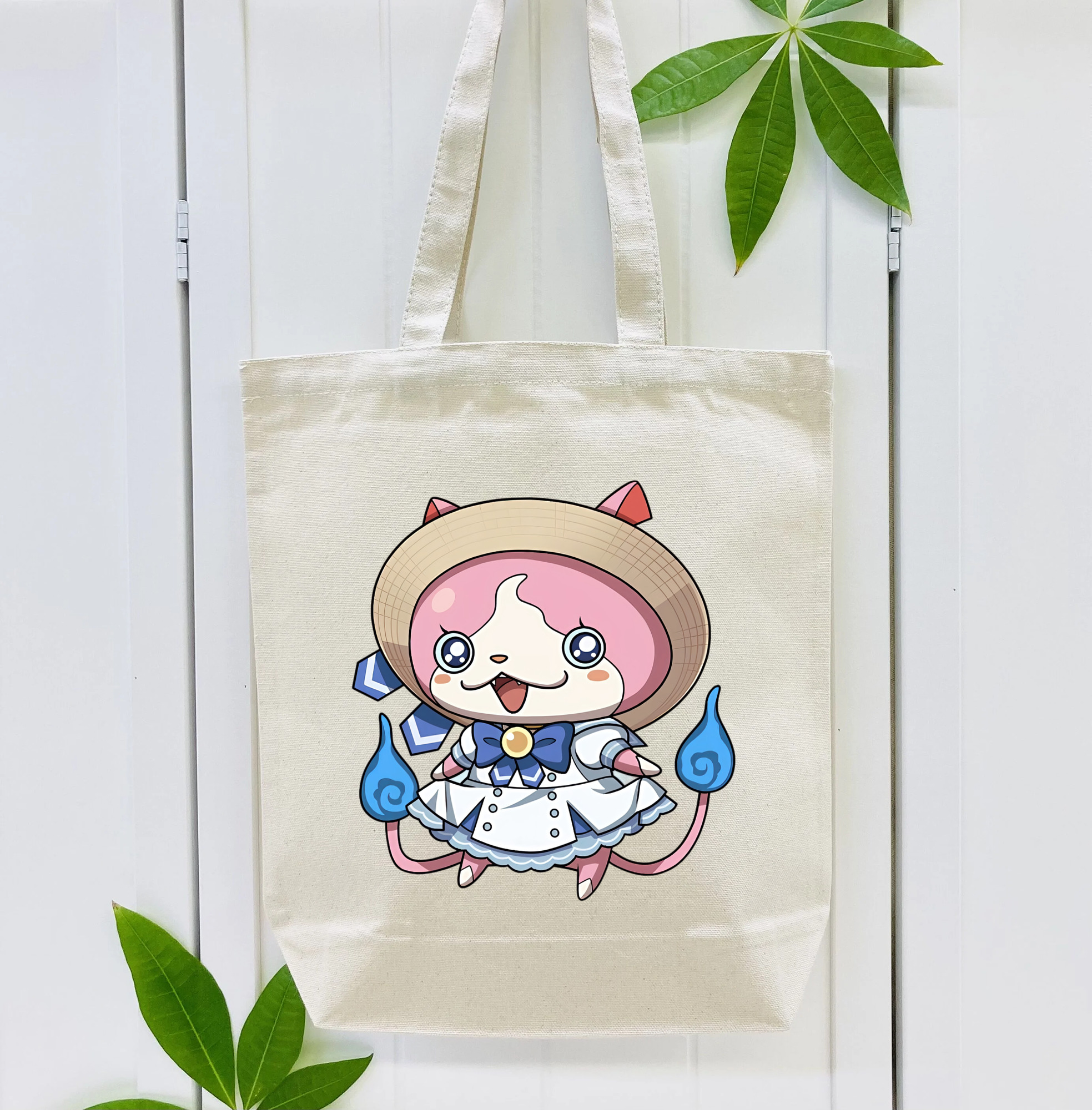 妖怪ウォッチ Yo-kai Watch 縦型キャンバス生地手提げバッグ　トートバッグ