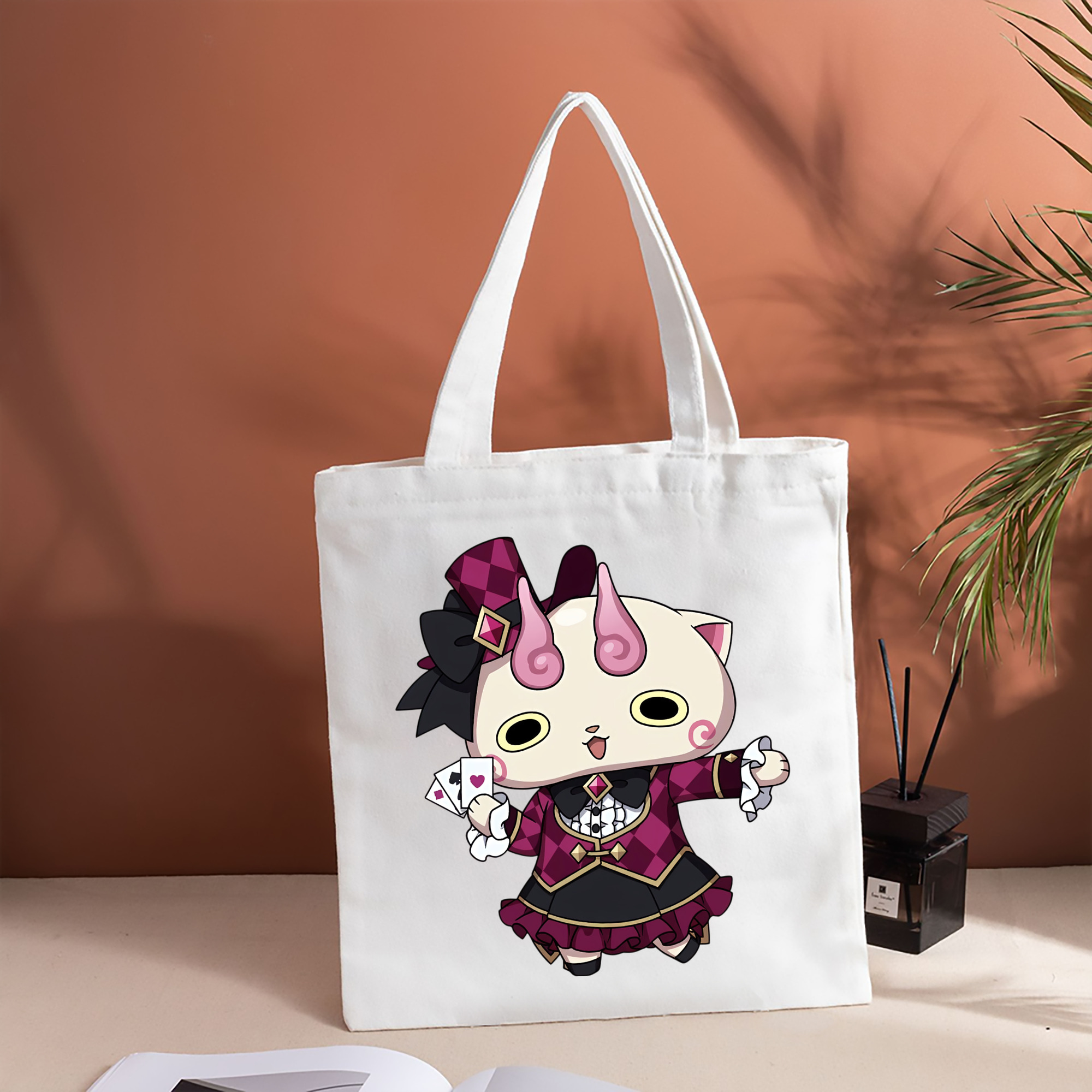 妖怪ウォッチ Yo-kai Watch 縦型キャンバス生地手提げバッグ　トートバッグ