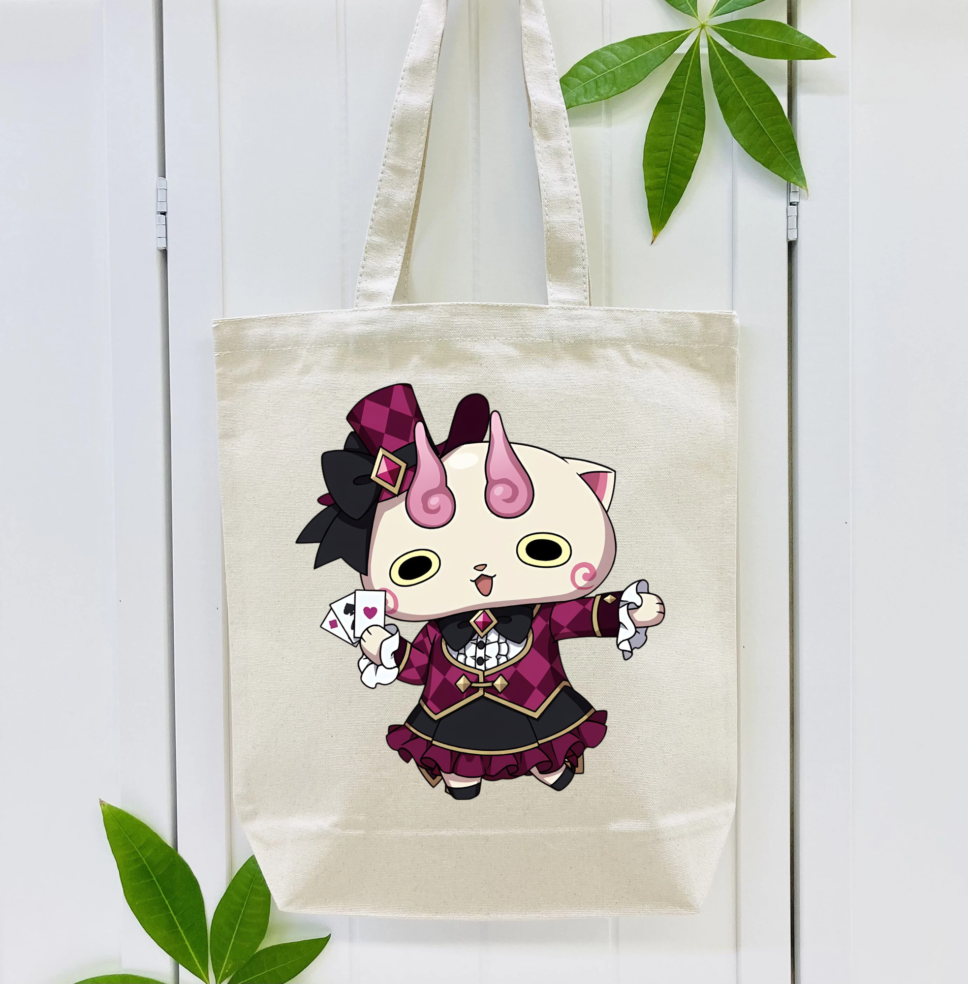妖怪ウォッチ Yo-kai Watch 縦型キャンバス生地手提げバッグ　トートバッグ