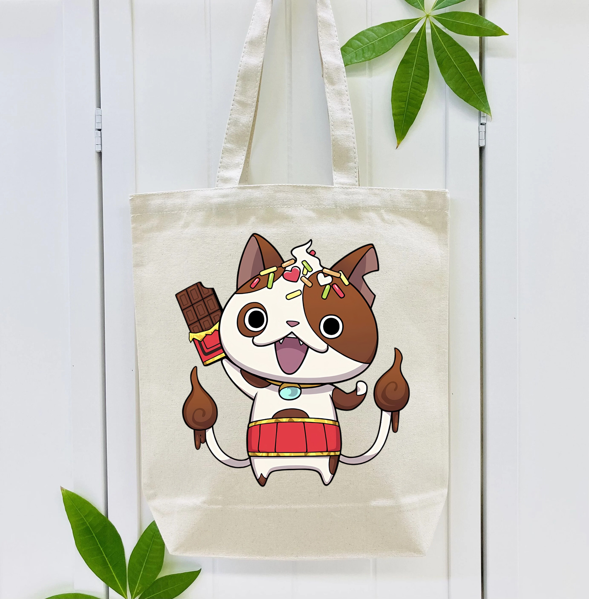 妖怪ウォッチ Yo-kai Watch 縦型キャンバス生地手提げバッグ　トートバッグ