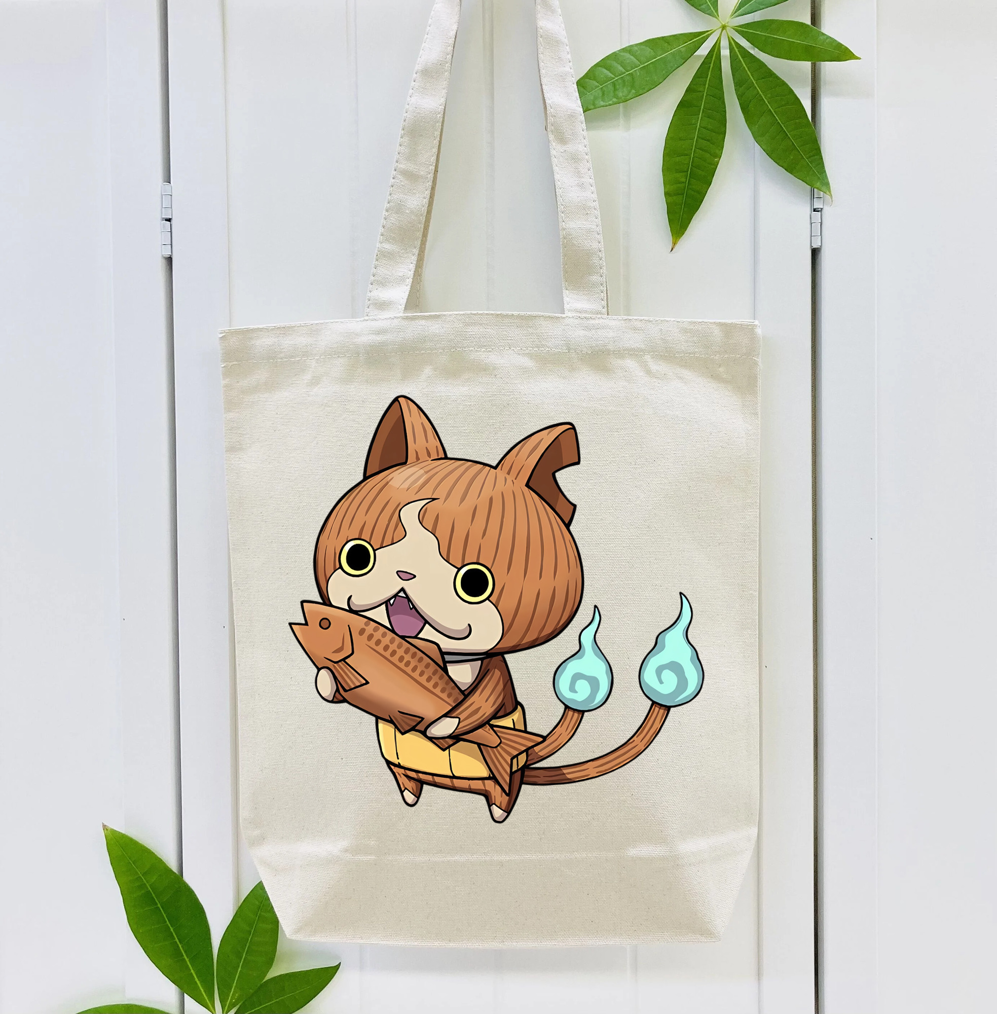 妖怪ウォッチ Yo-kai Watch 縦型キャンバス生地手提げバッグ　トートバッグ