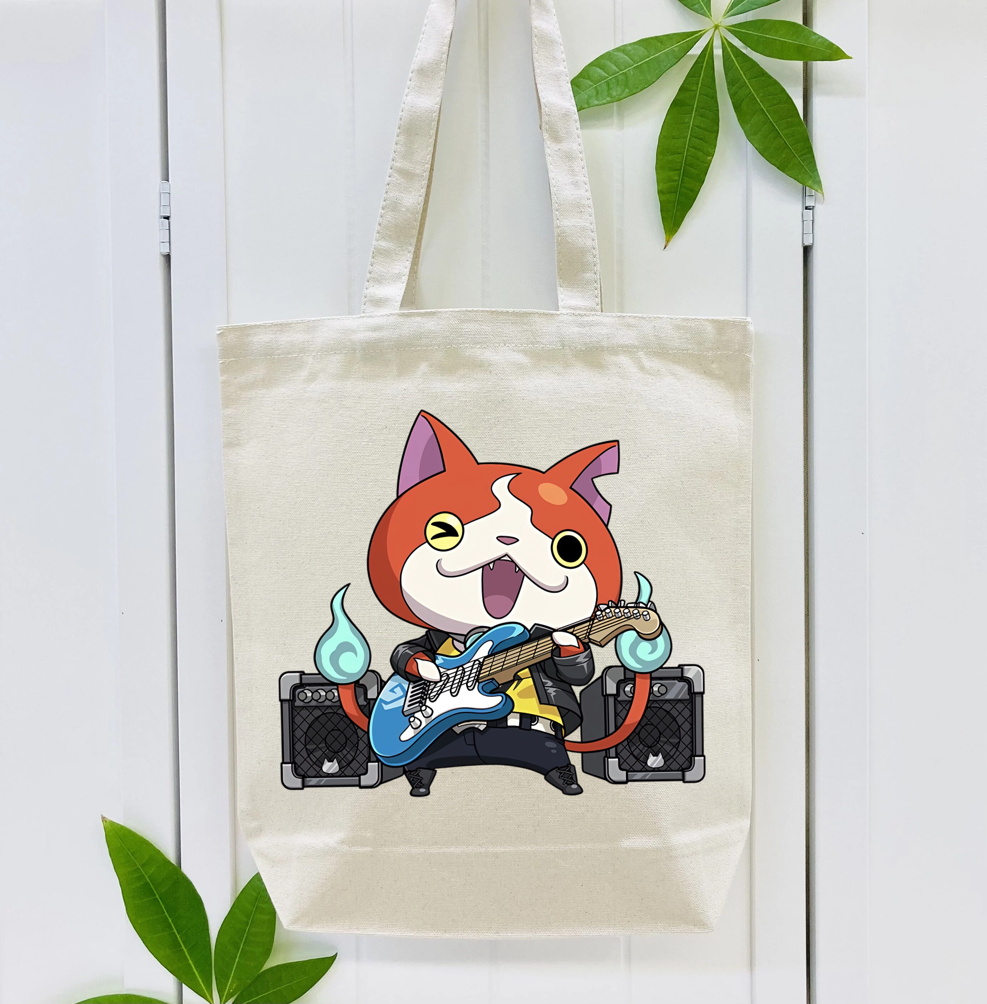 妖怪ウォッチ Yo-kai Watch 縦型キャンバス生地手提げバッグ　トートバッグ