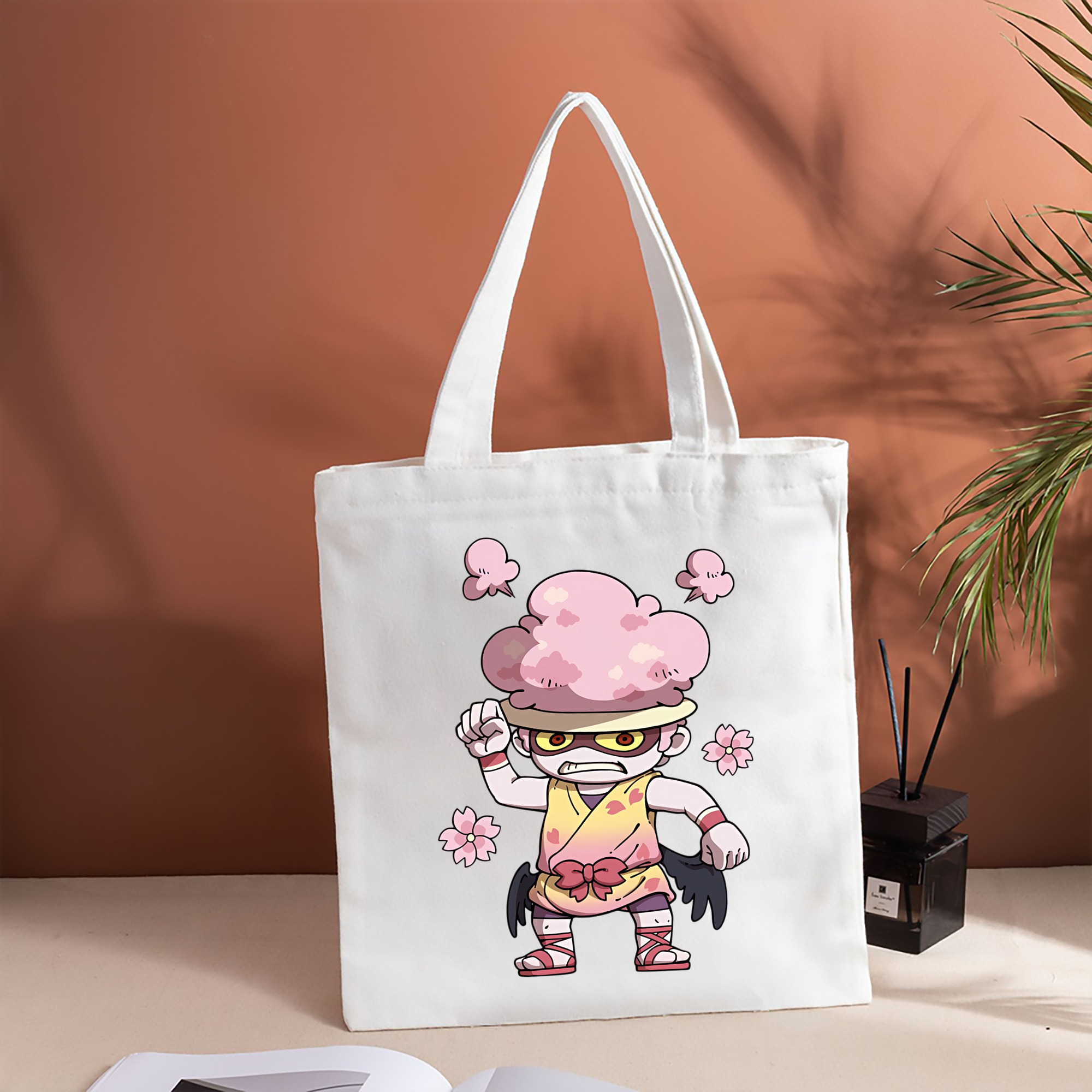 妖怪ウォッチ Yo-kai Watch 縦型キャンバス生地手提げバッグ　トートバッグ