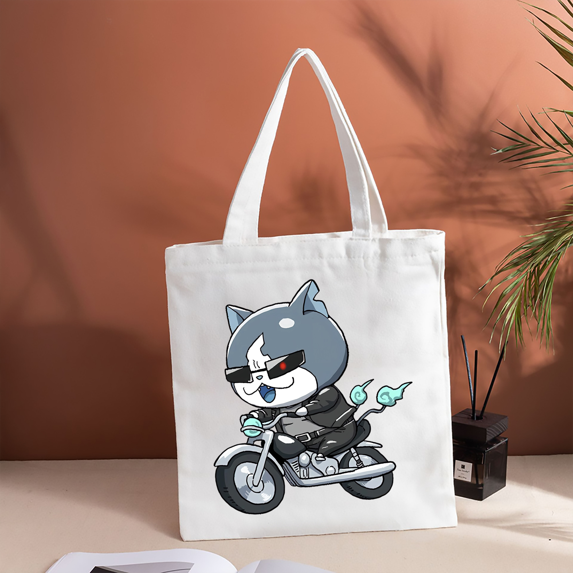 妖怪ウォッチ Yo-kai Watch 縦型キャンバス生地手提げバッグ　トートバッグ