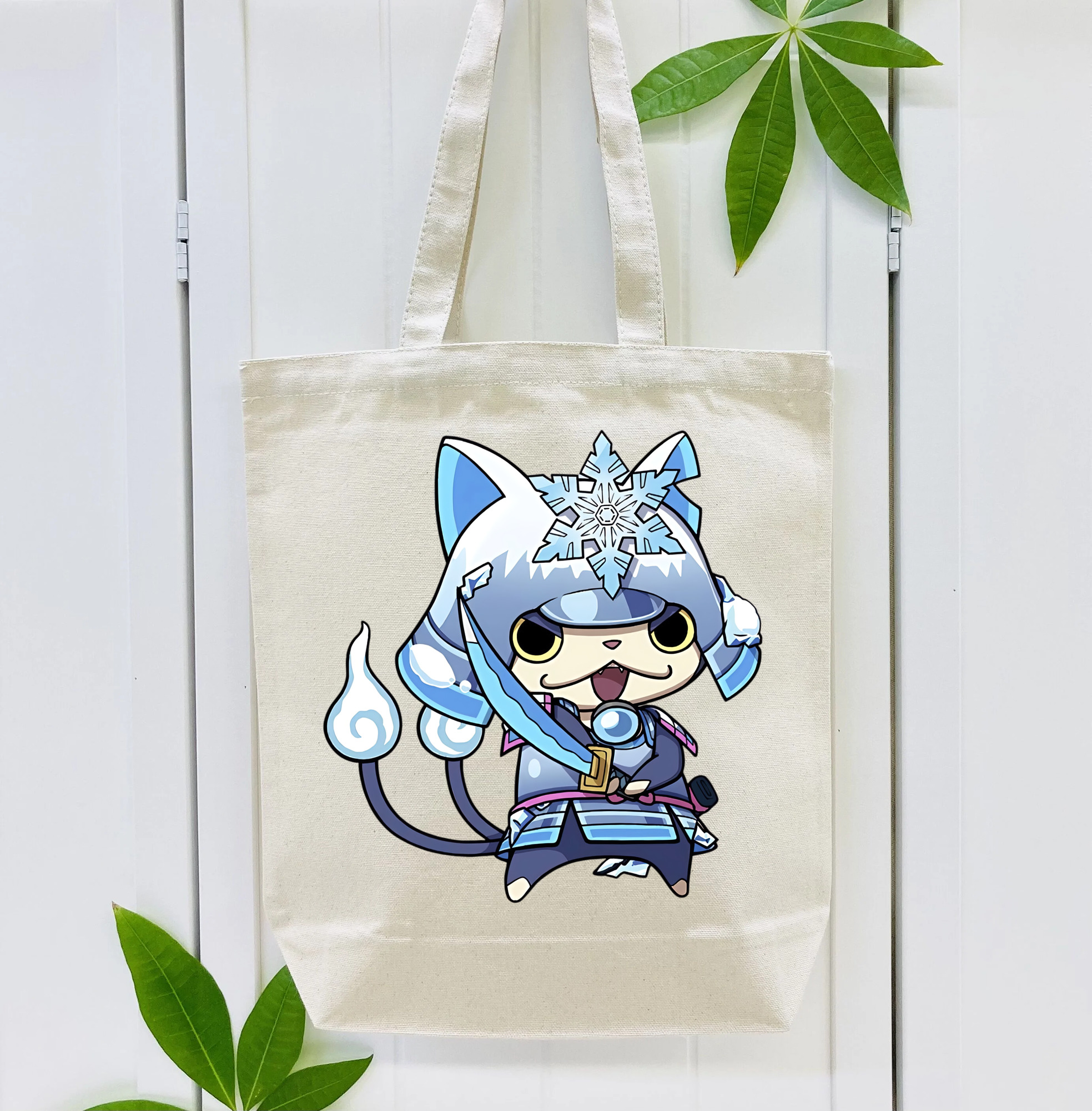 妖怪ウォッチ Yo-kai Watch 縦型キャンバス生地手提げバッグ　トートバッグ