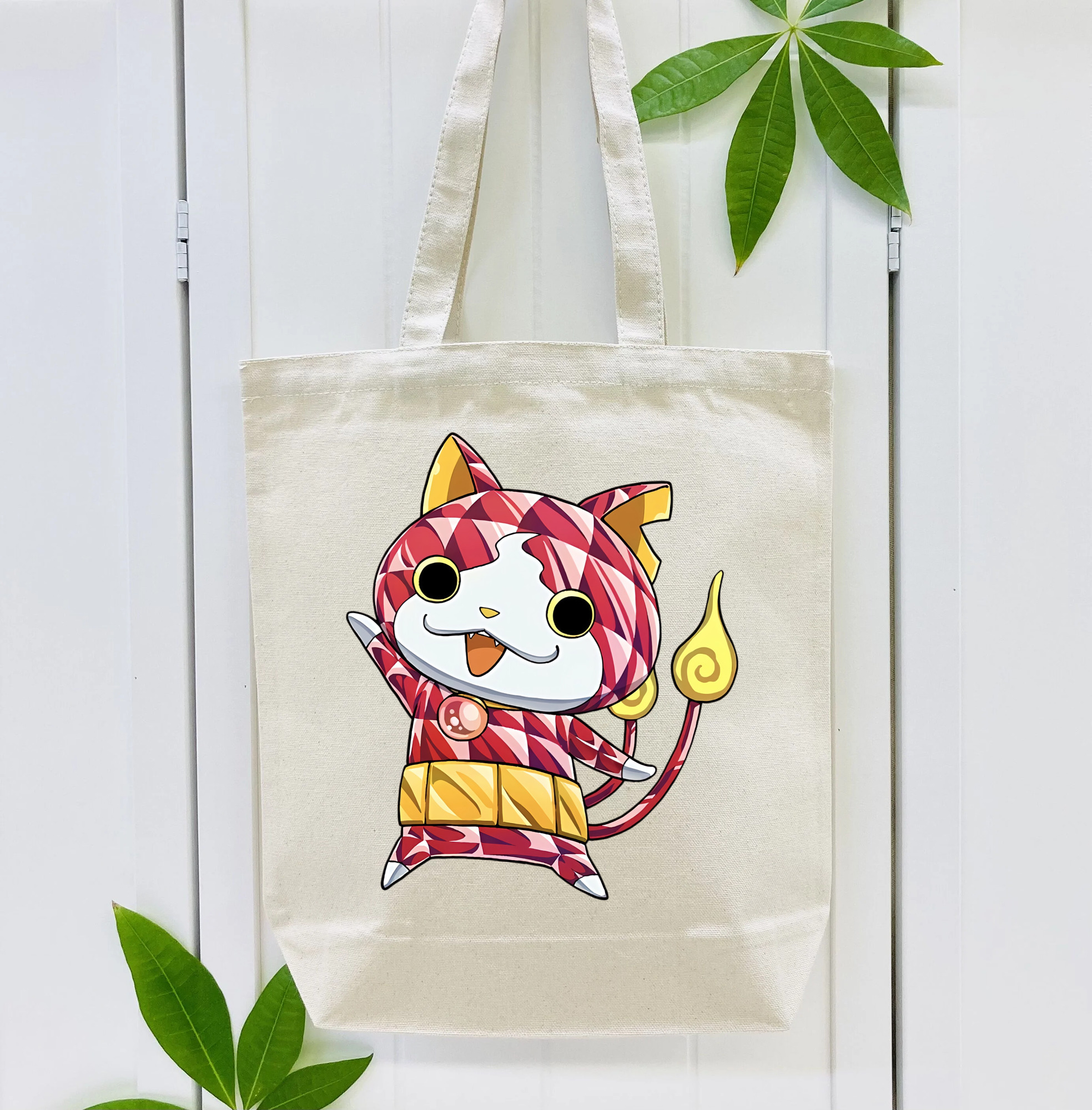 妖怪ウォッチ Yo-kai Watch 縦型キャンバス生地手提げバッグ　トートバッグ