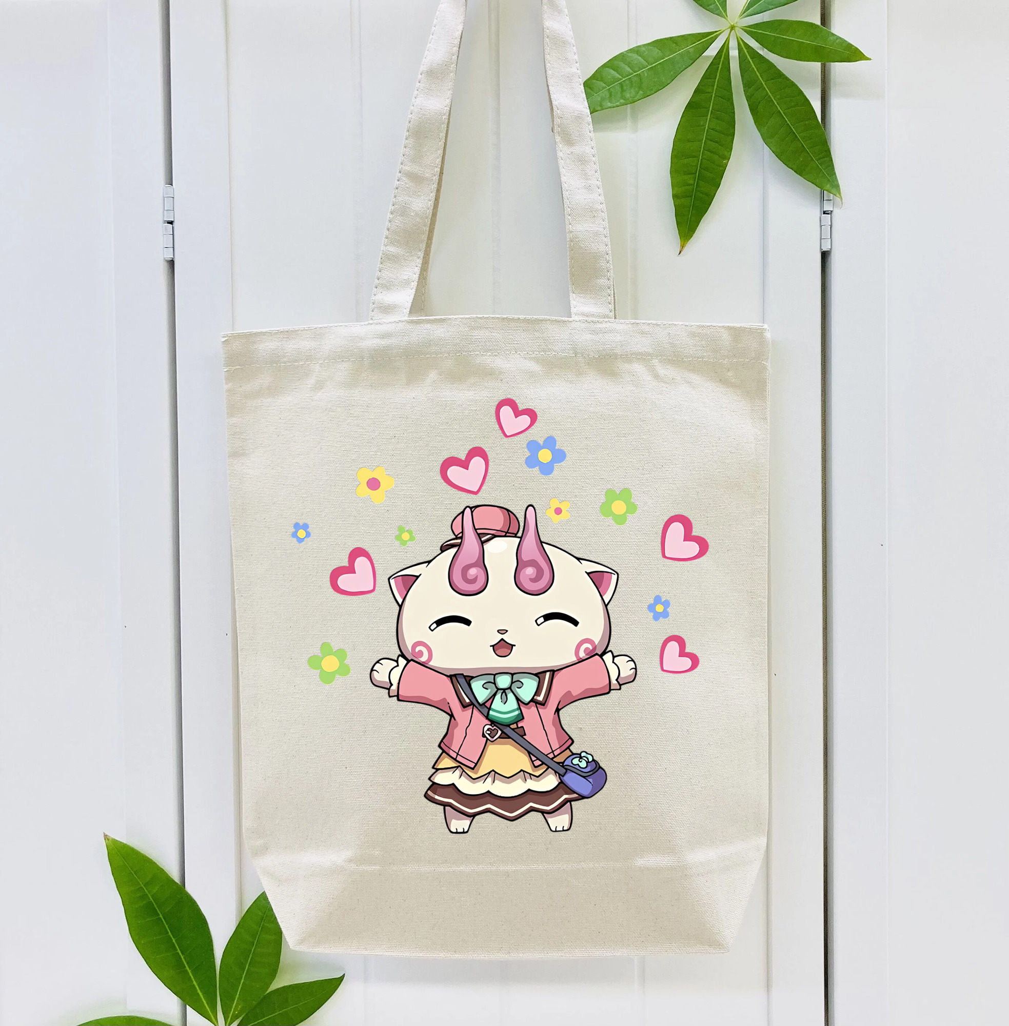 妖怪ウォッチ Yo-kai Watch 縦型キャンバス生地手提げバッグ　トートバッグ