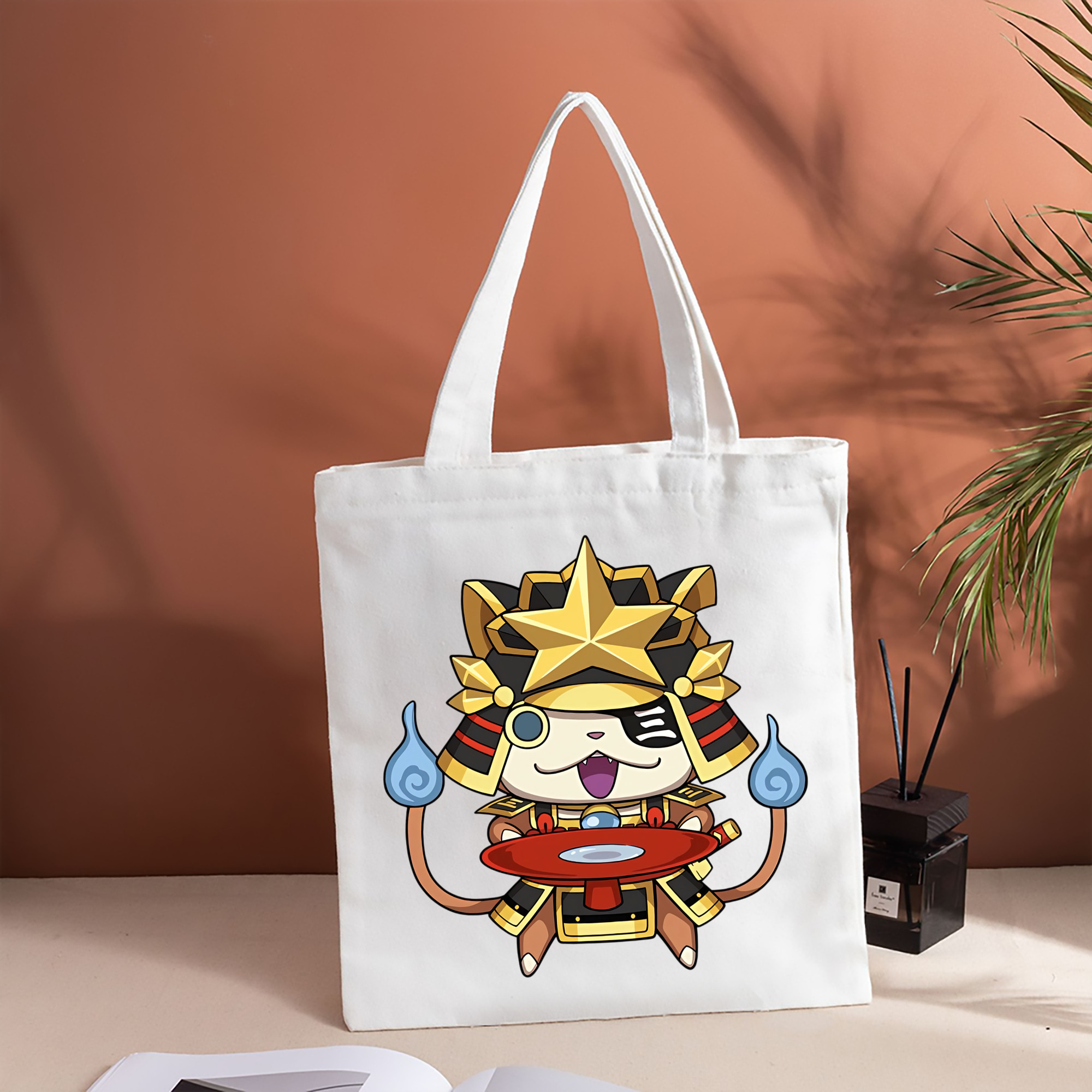 妖怪ウォッチ Yo-kai Watch 縦型キャンバス生地手提げバッグ　トートバッグ
