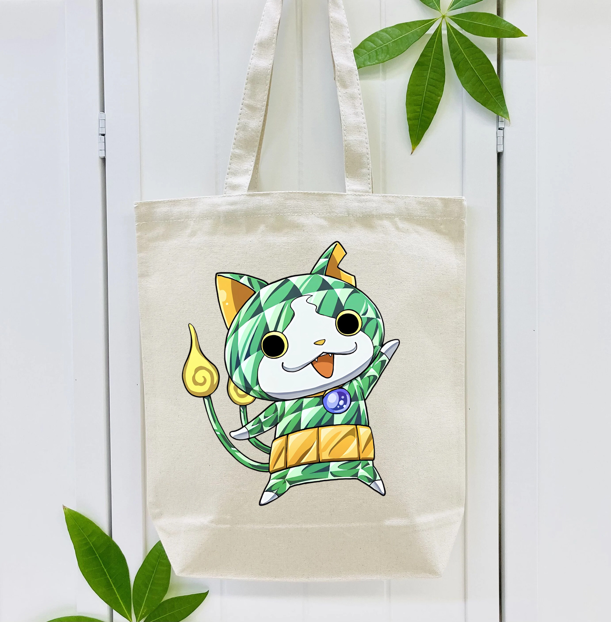 妖怪ウォッチ Yo-kai Watch 縦型キャンバス生地手提げバッグ　トートバッグ