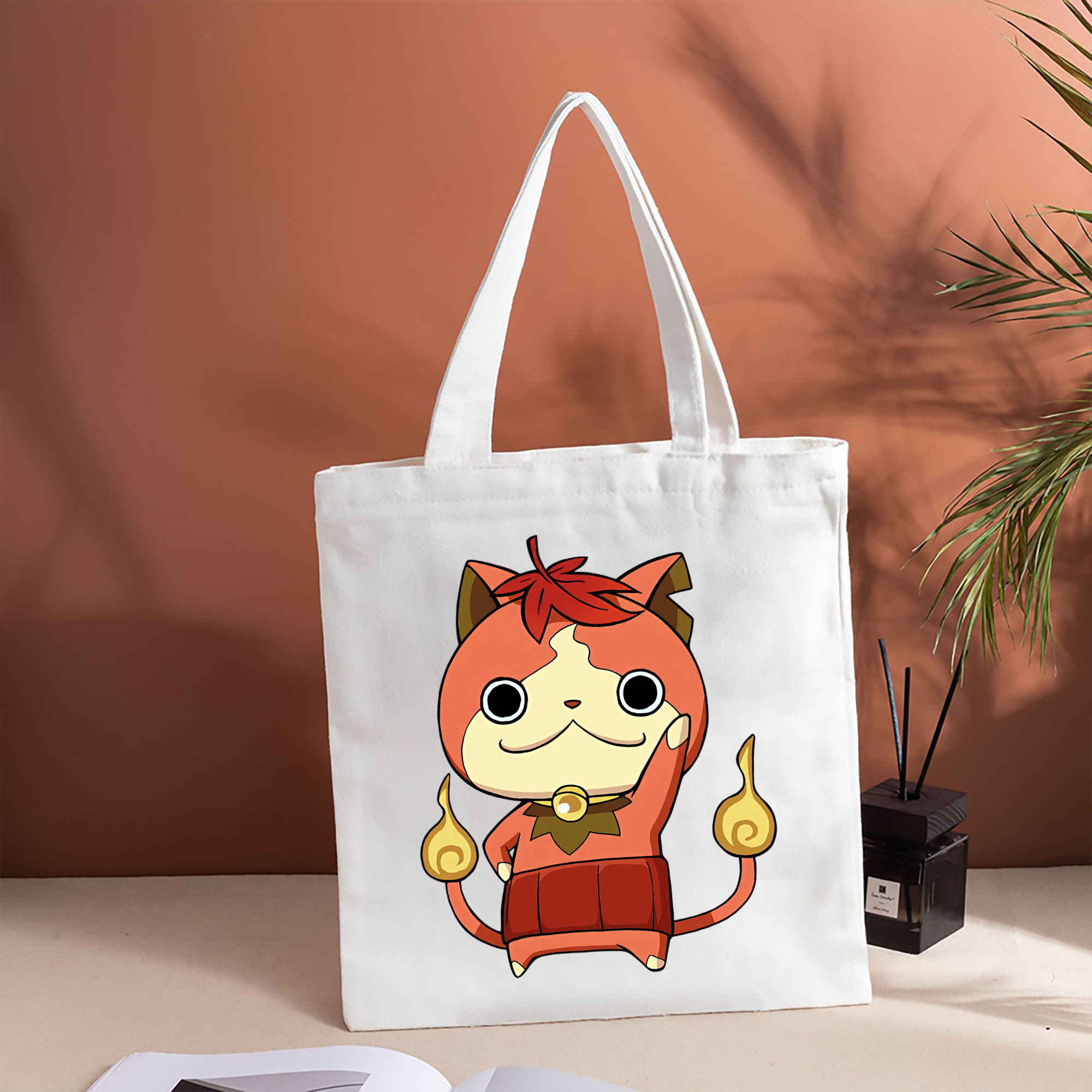 妖怪ウォッチ Yo-kai Watch 縦型キャンバス生地手提げバッグ　トートバッグ