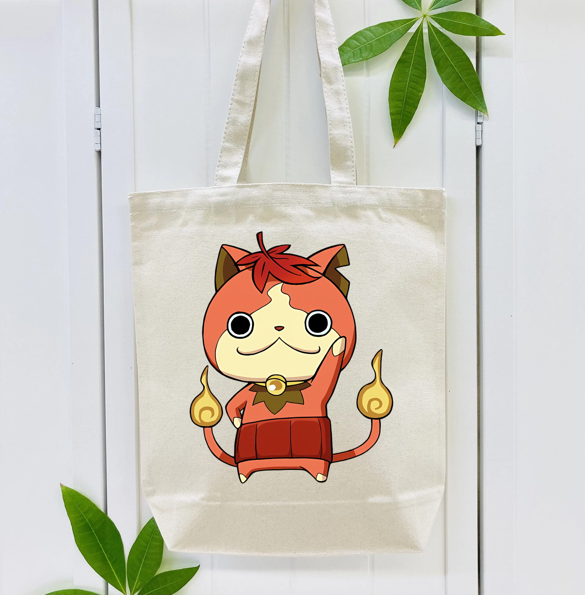 妖怪ウォッチ Yo-kai Watch 縦型キャンバス生地手提げバッグ　トートバッグ