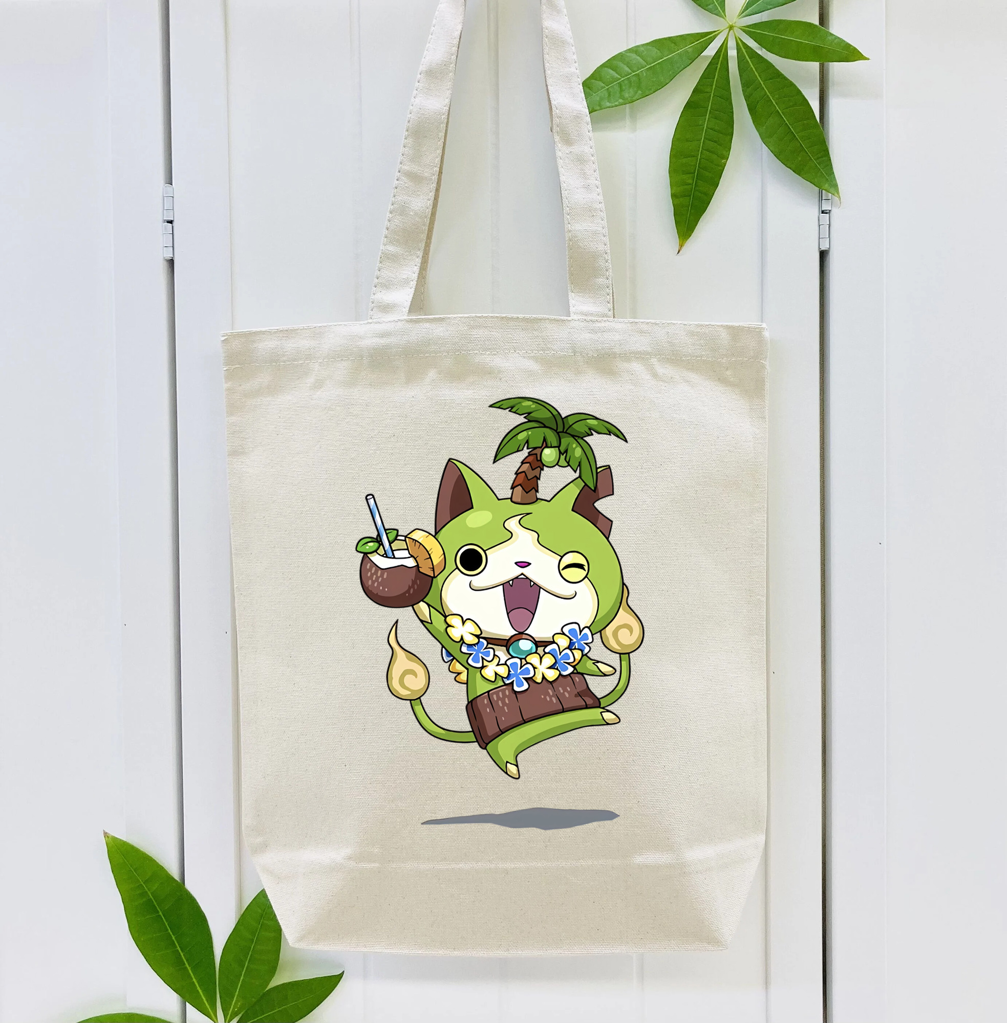 妖怪ウォッチ Yo-kai Watch 縦型キャンバス生地手提げバッグ　トートバッグ
