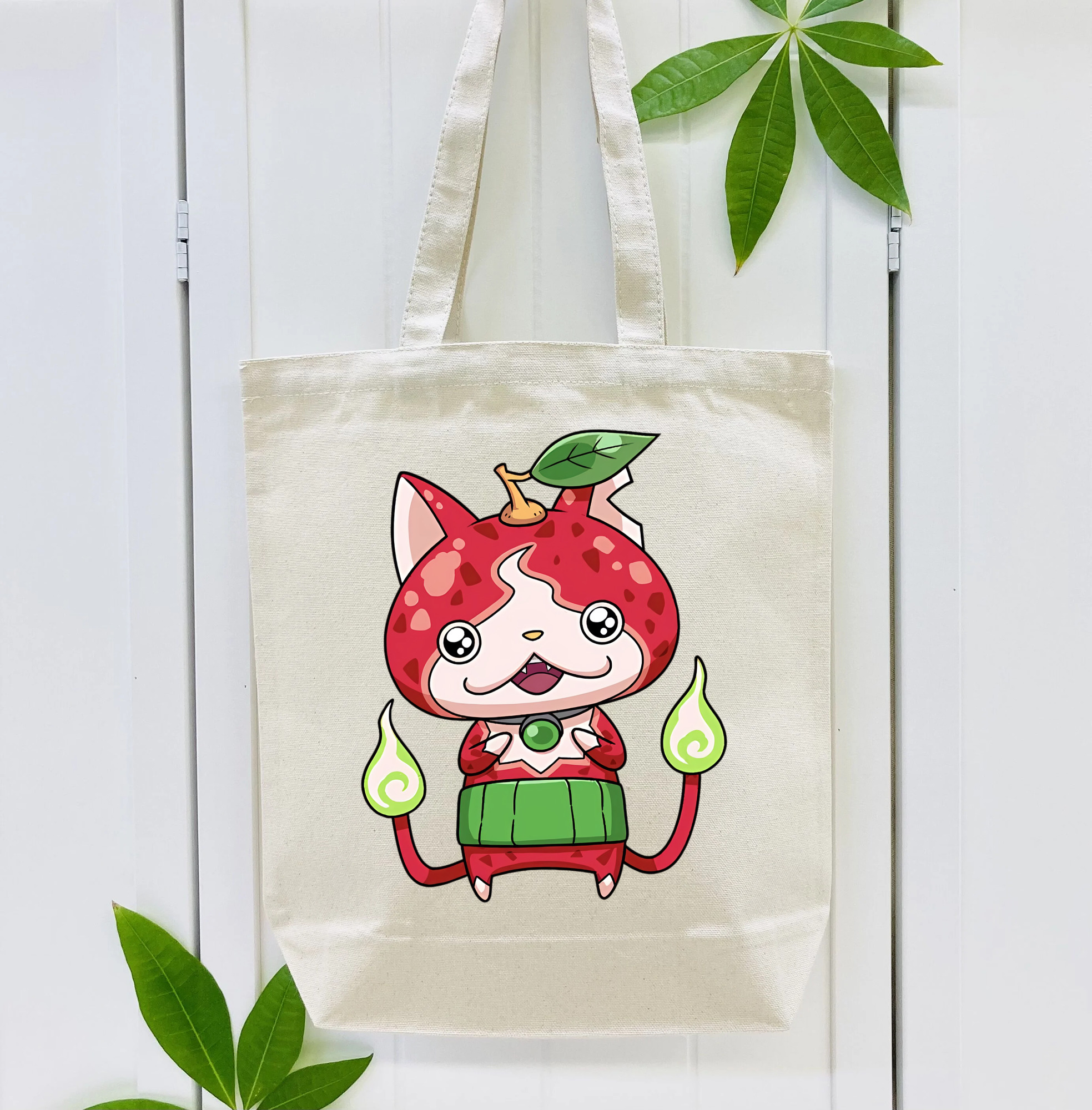 妖怪ウォッチ Yo-kai Watch 縦型キャンバス生地手提げバッグ　トートバッグ