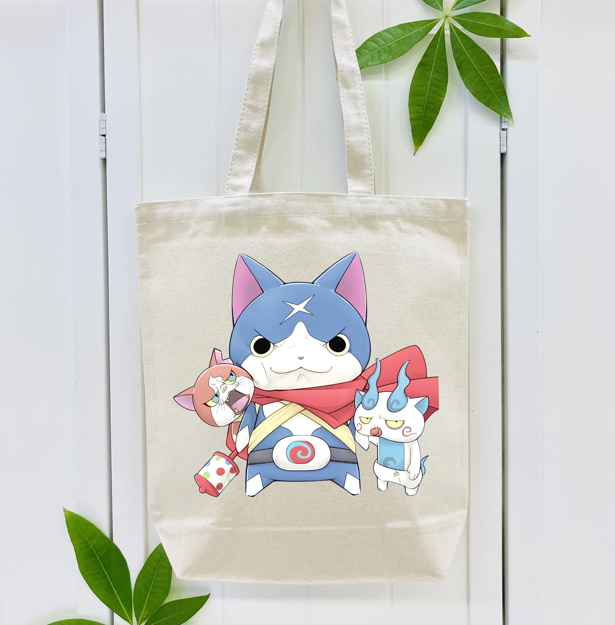 妖怪ウォッチ Yo-kai Watch 縦型キャンバス生地手提げバッグ　トートバッグ